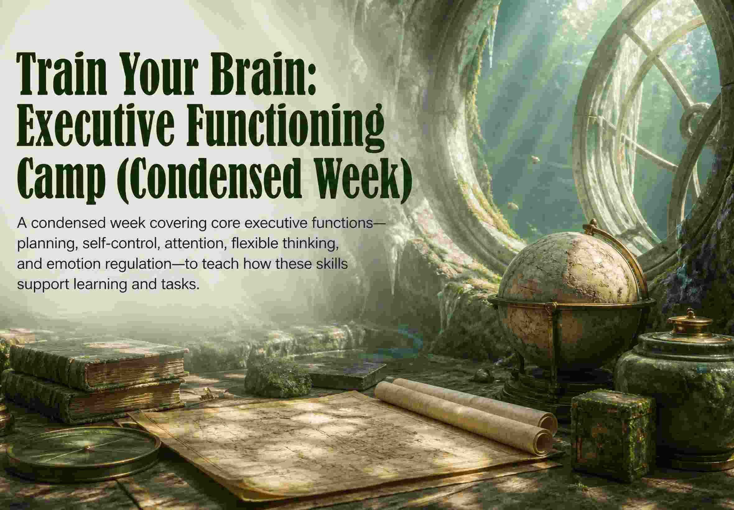 Train Your Brain: Executive Functioning Camp (Condensed Week)