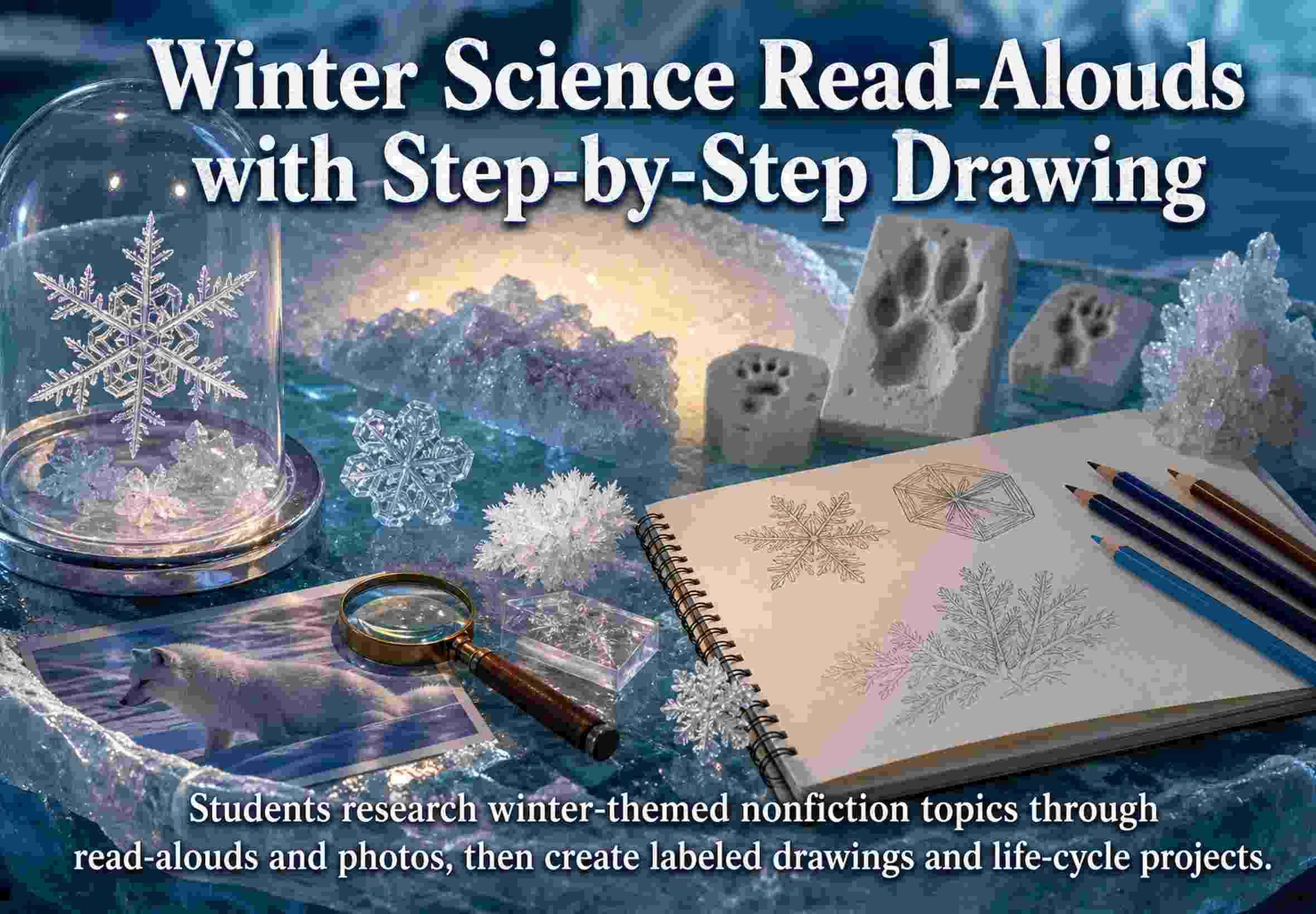 Winter Science Read-Alouds with Step-by-Step Drawing