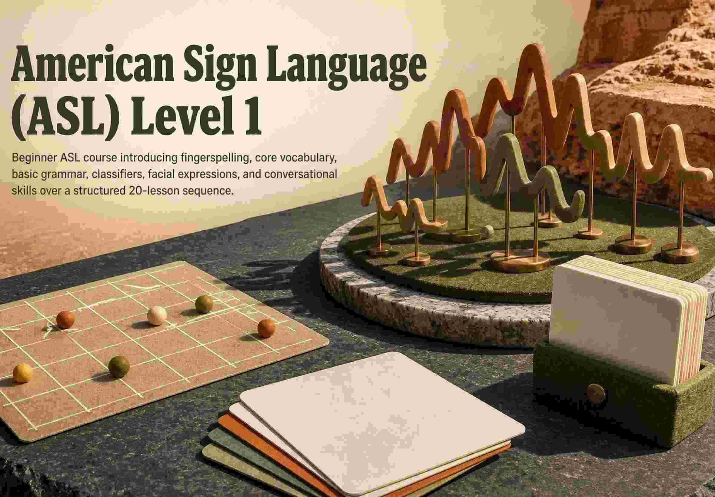 American Sign Language (ASL) Level 1