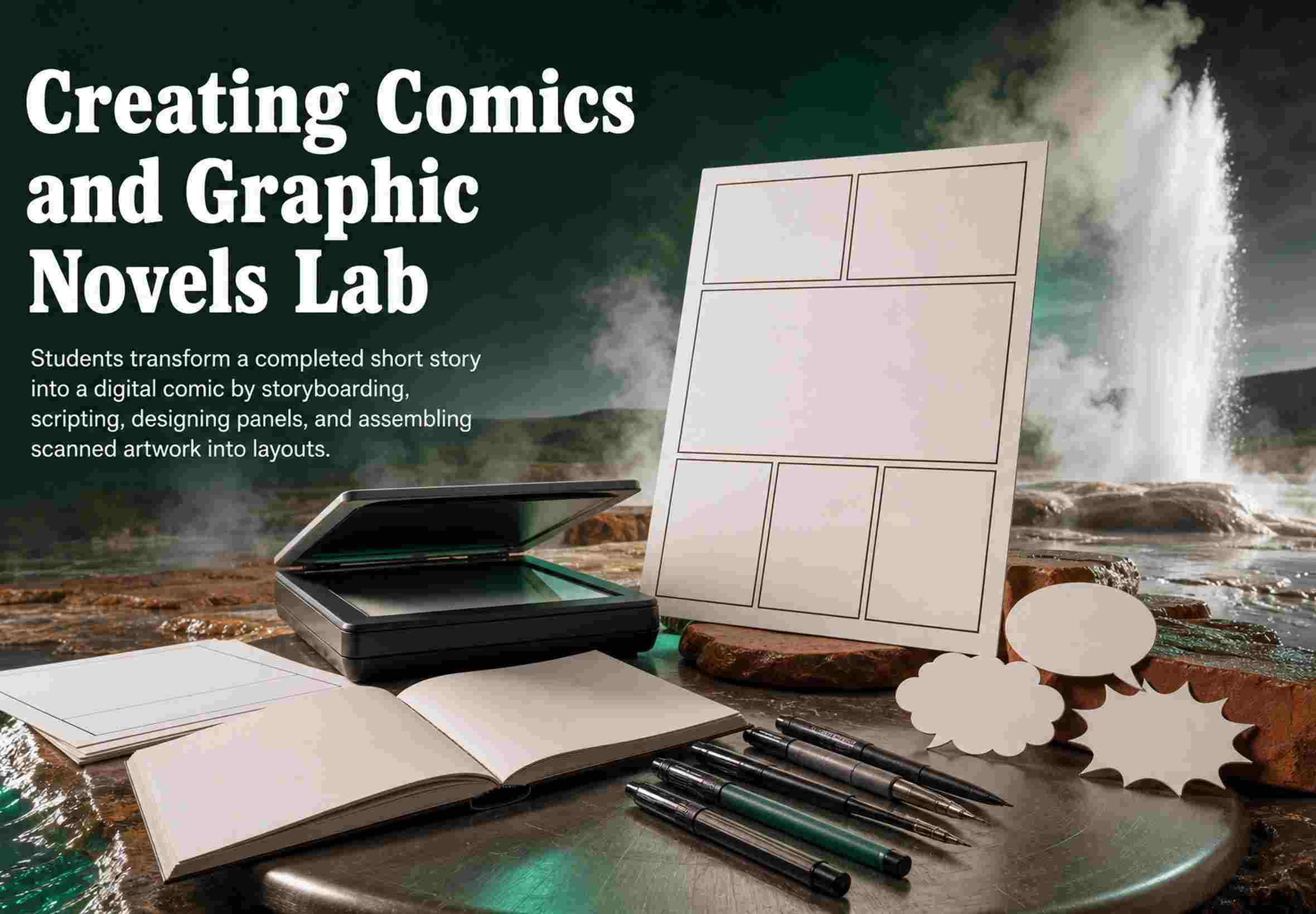 Creating Comics and Graphic Novels Lab