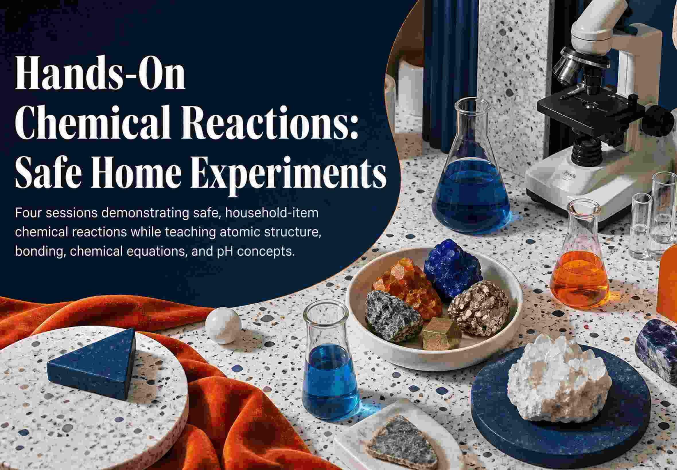 Hands-On Chemical Reactions: Safe Home Experiments