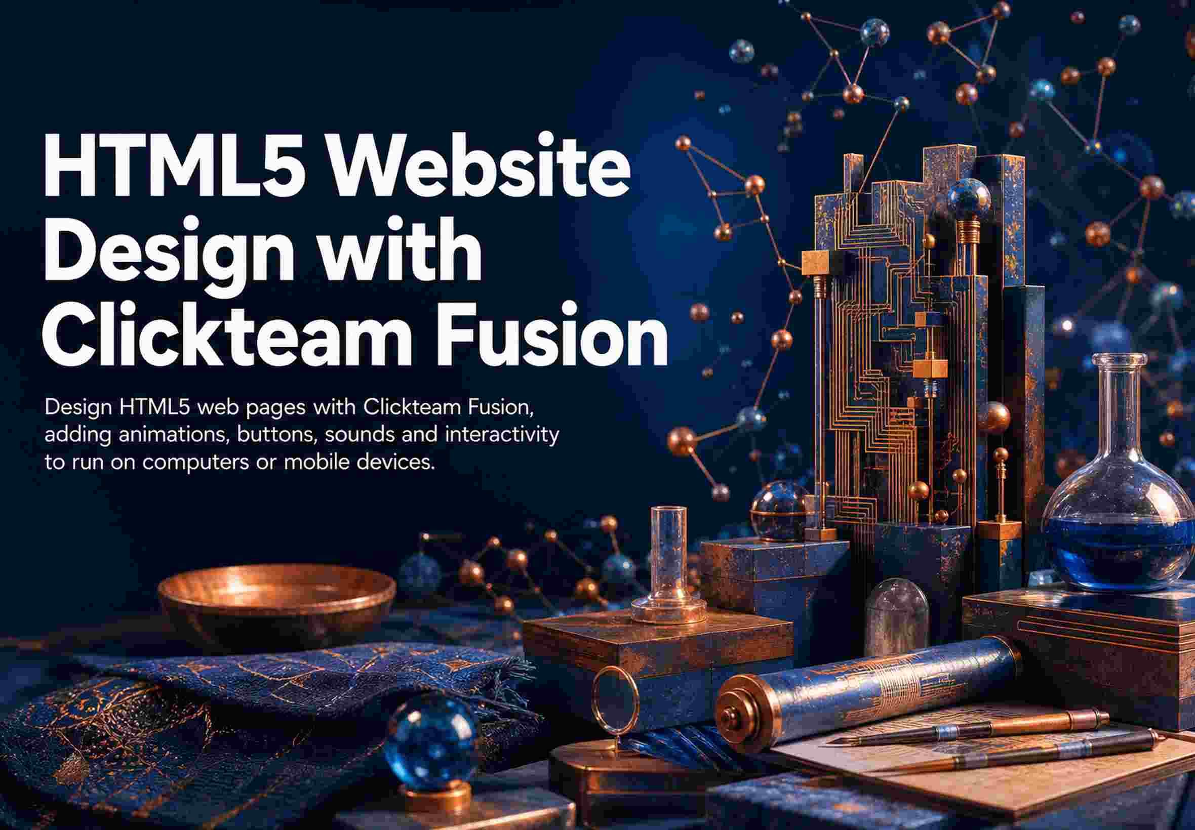 HTML5 Website Design with Clickteam Fusion