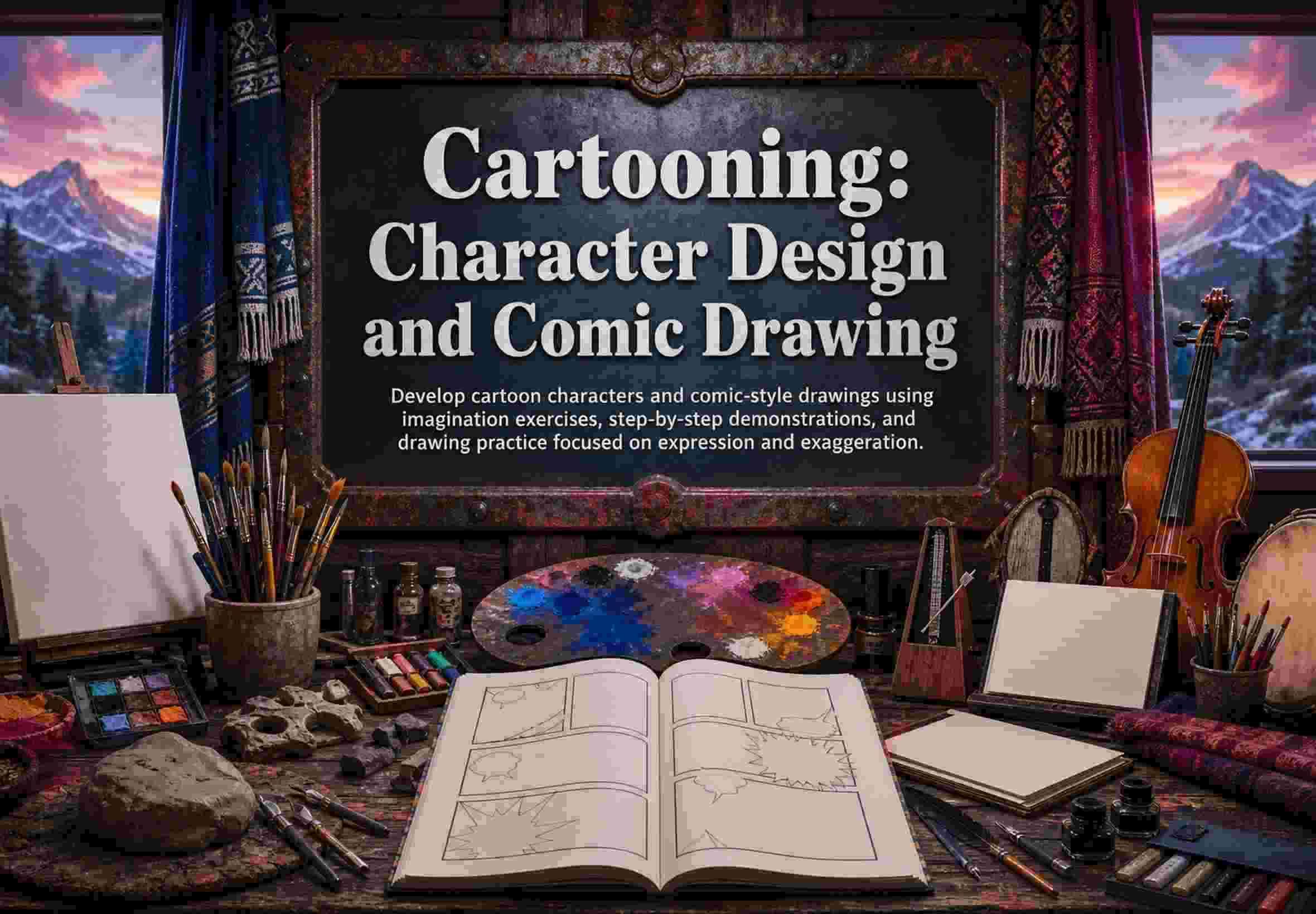Cartooning: Character Design and Comic Drawing