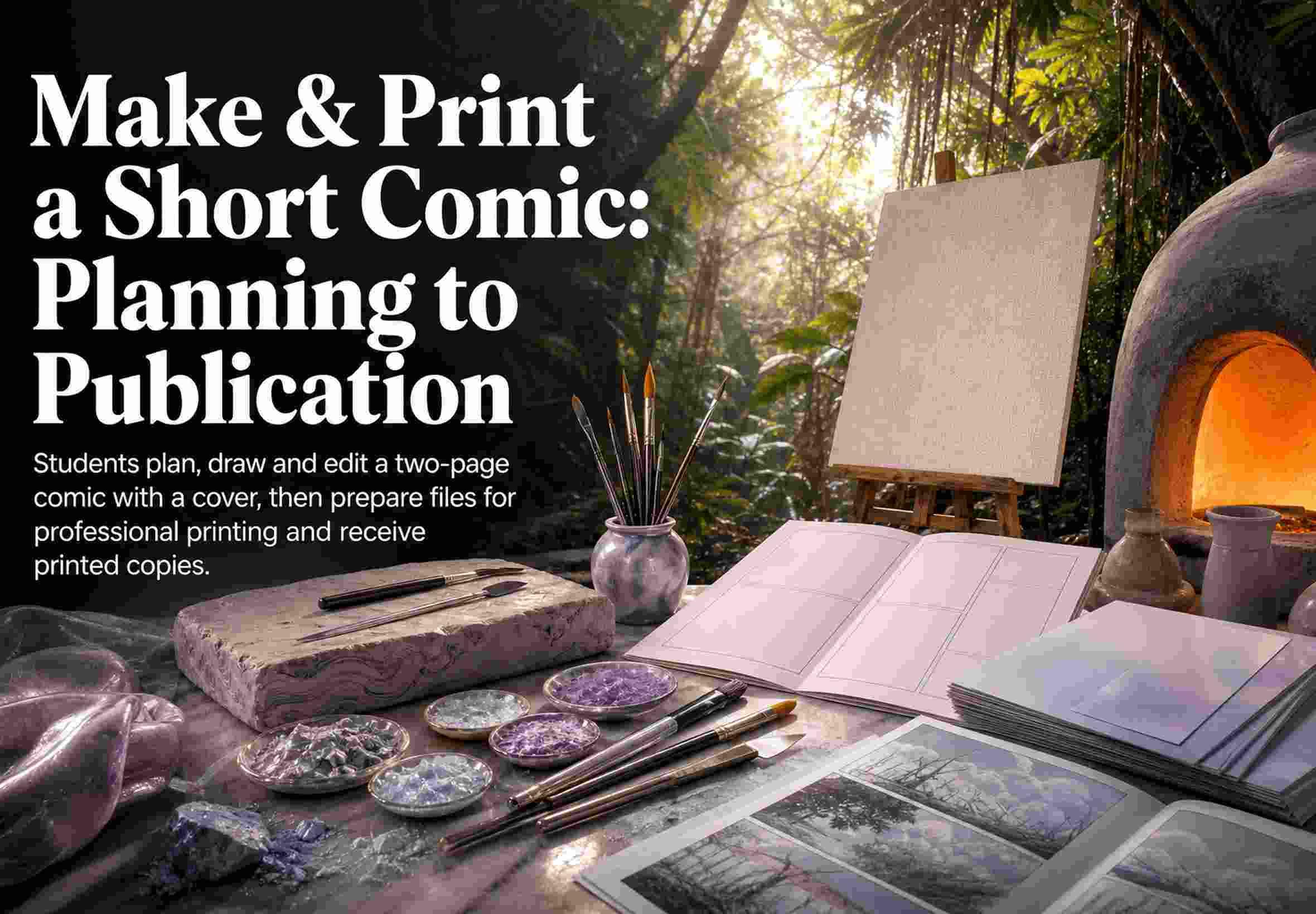 Make & Print a Short Comic: Planning to Publication