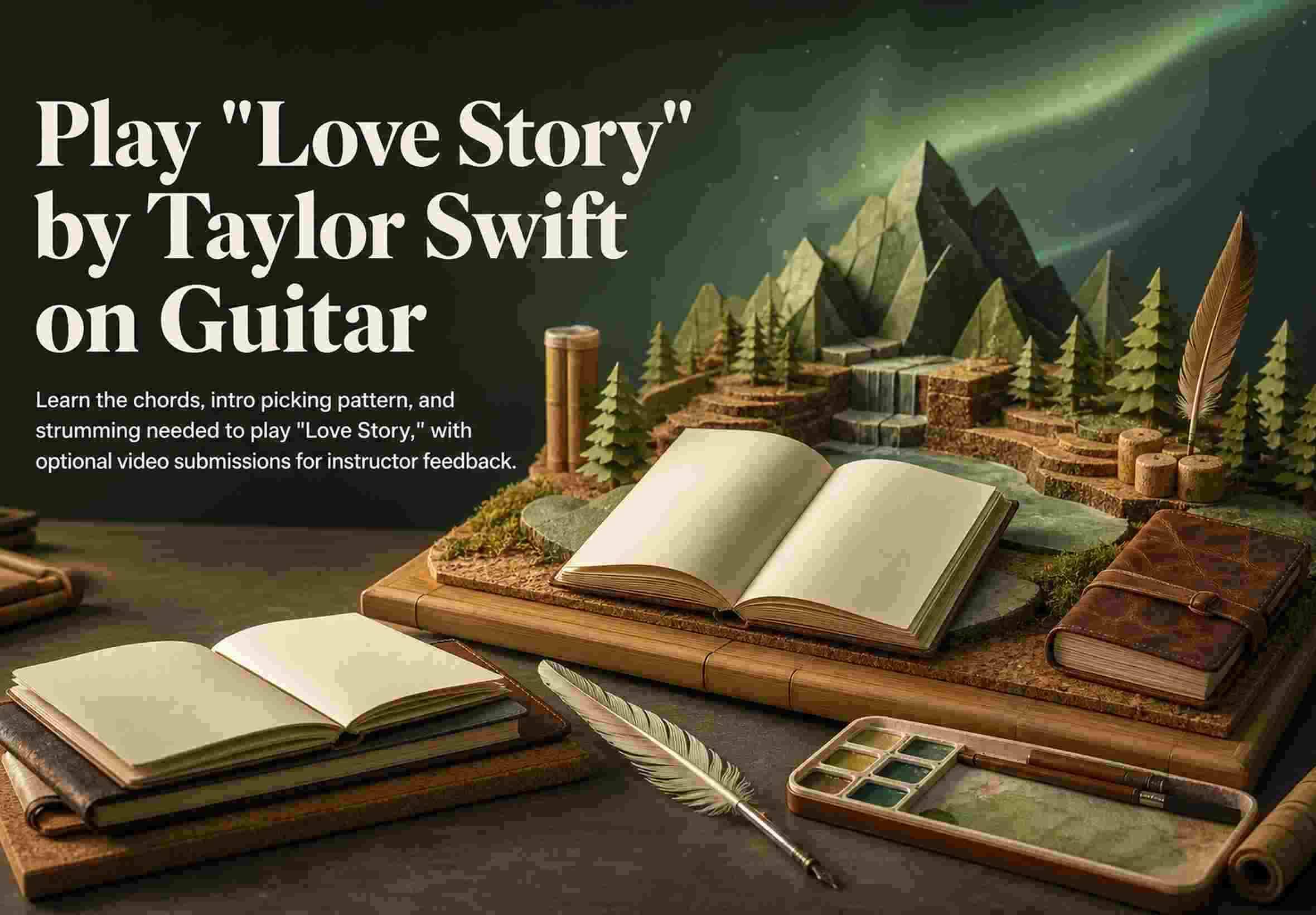 Play "Love Story" by Taylor Swift on Guitar