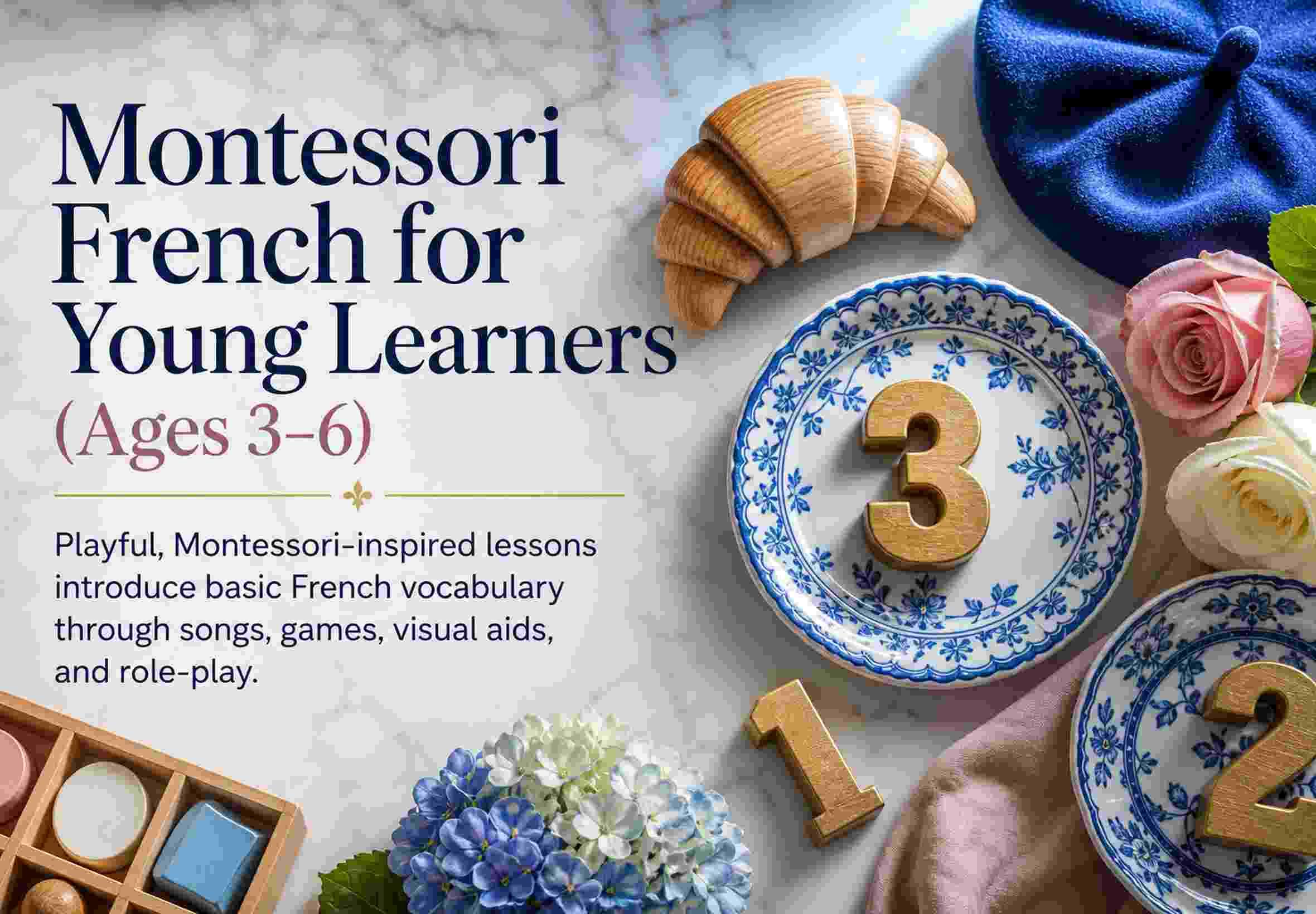 Montessori French for Young Learners (Ages 3–6)