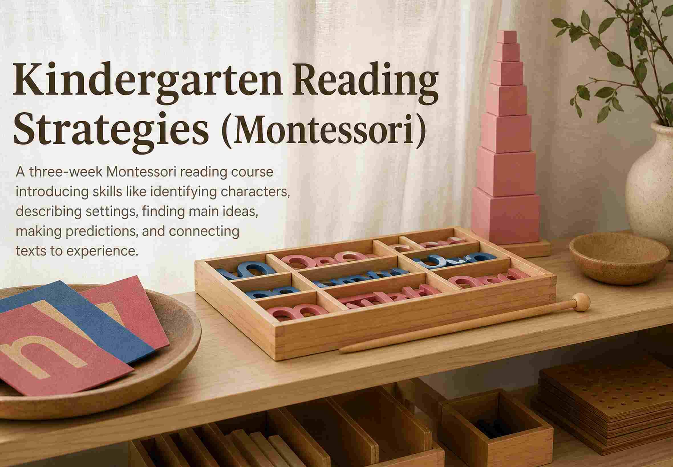 Kindergarten Reading Strategies (Montessori)