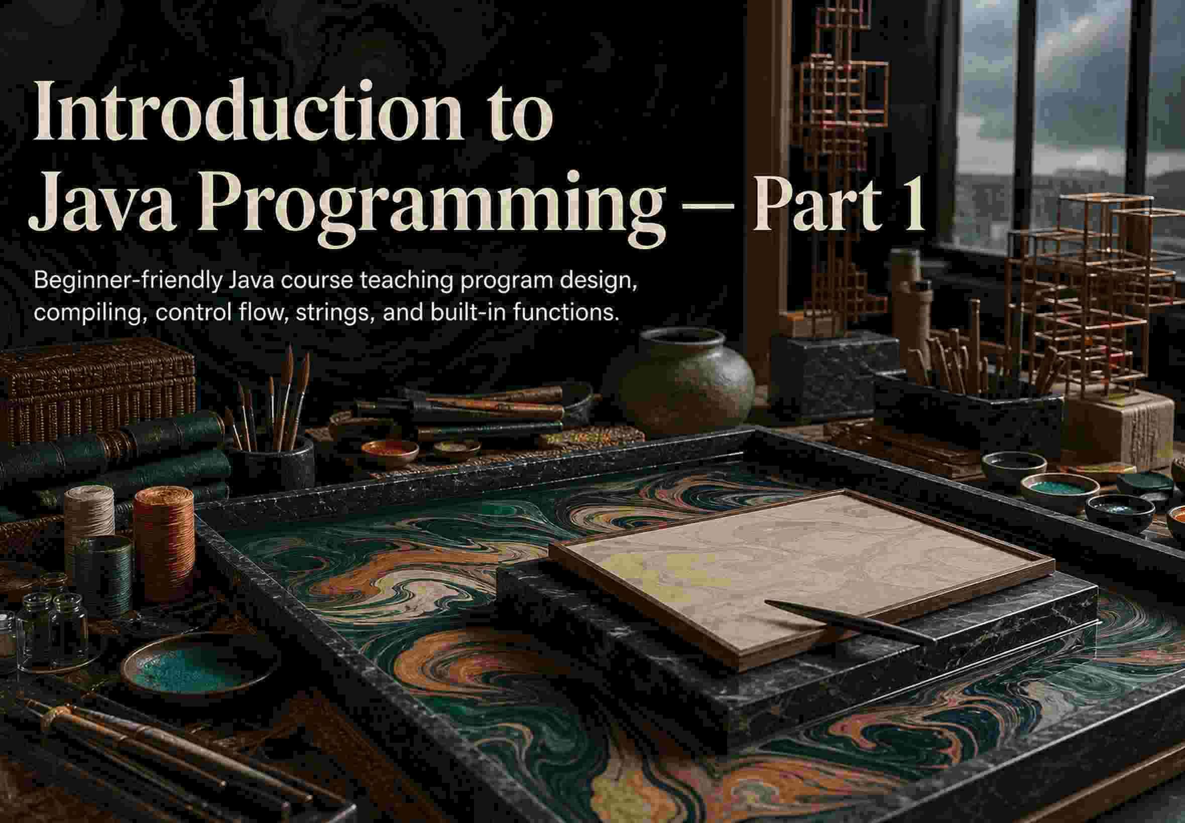 Introduction to Java Programming — Part 1