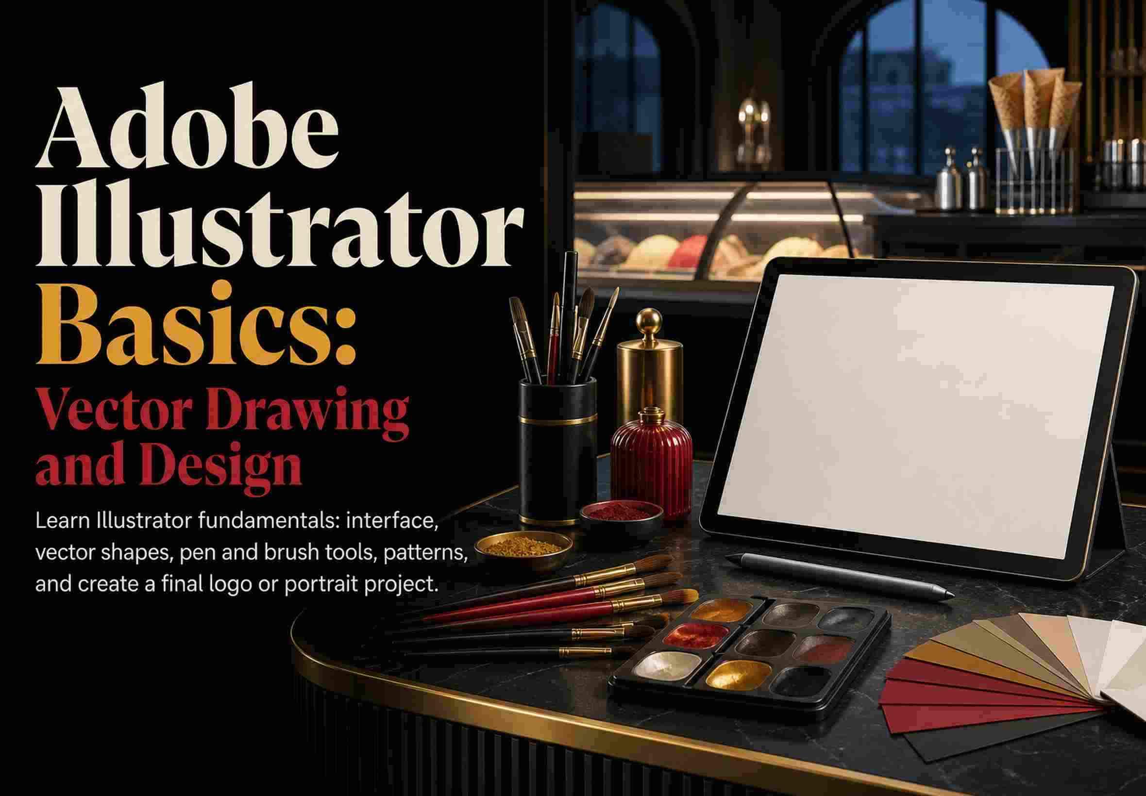 Adobe Illustrator Basics: Vector Drawing and Design