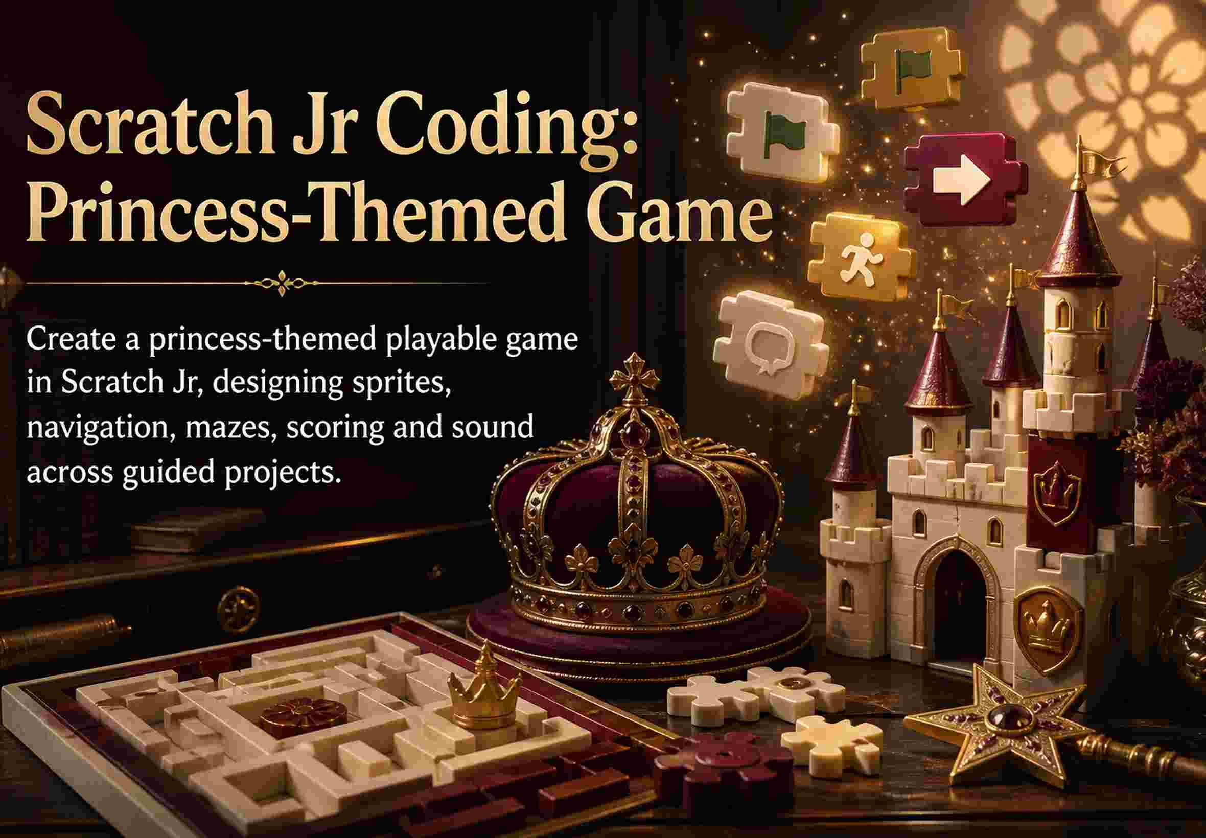 Scratch Jr Coding: Princess-Themed Game
