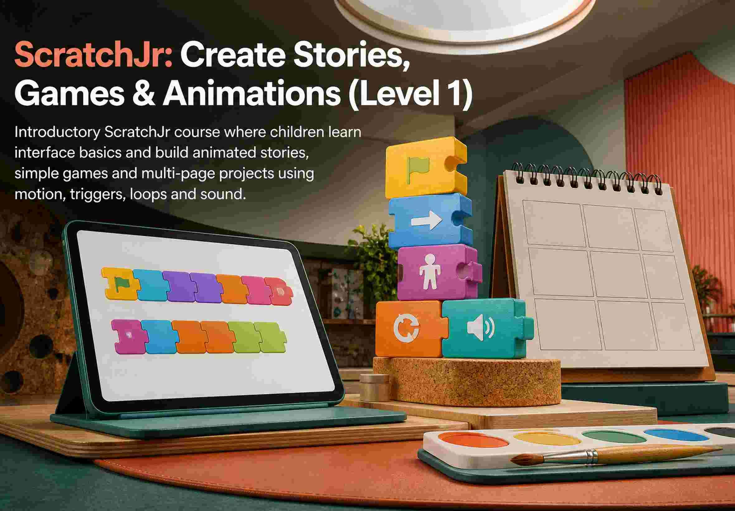 ScratchJr: Create Stories, Games & Animations (Level 1)