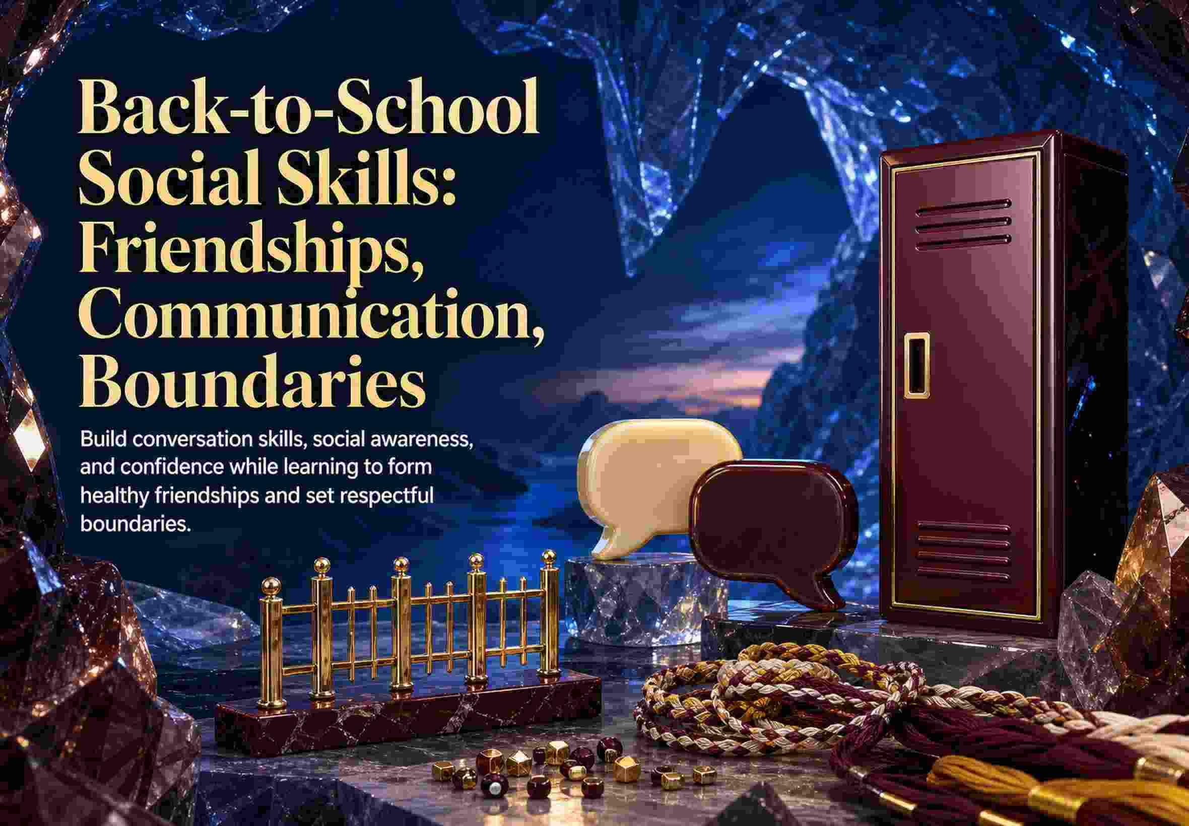 Back-to-School Social Skills: Friendships, Communication, Boundaries