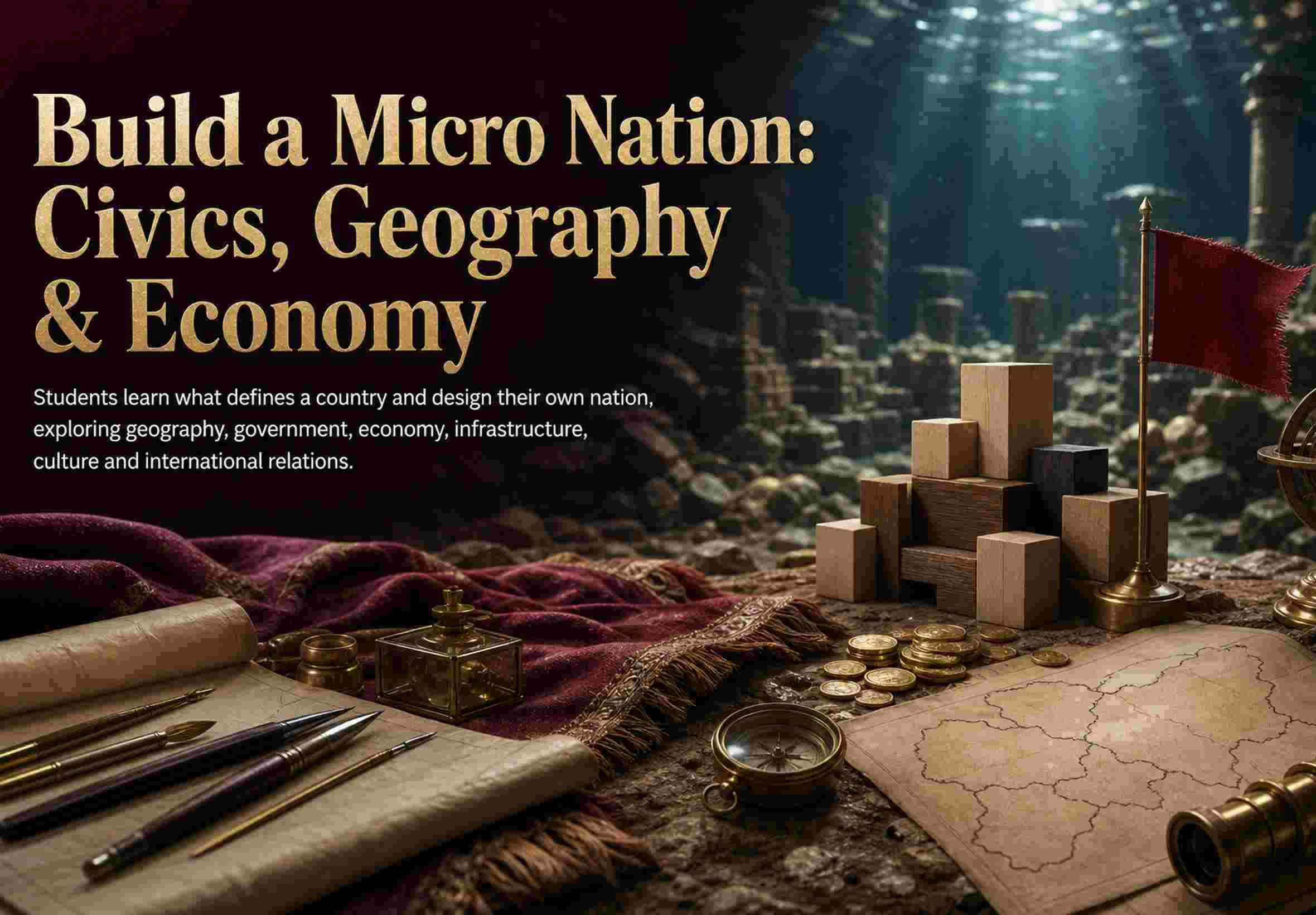 Build a Micro Nation: Civics, Geography & Economy