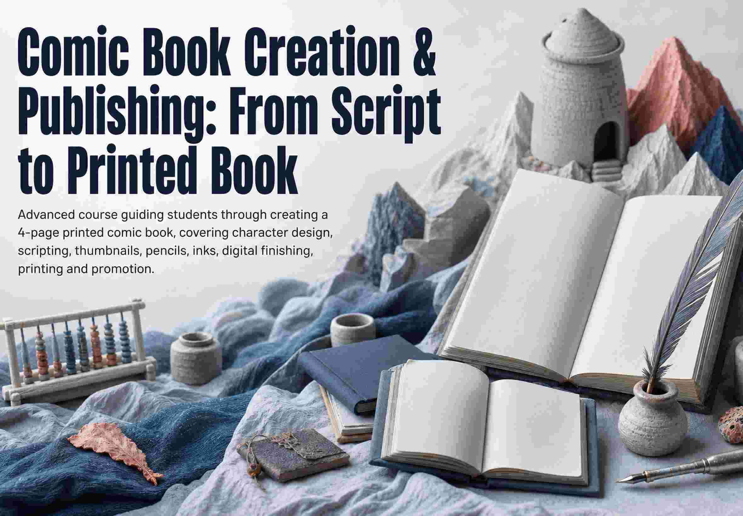 Comic Book Creation & Publishing: From Script to Printed Book