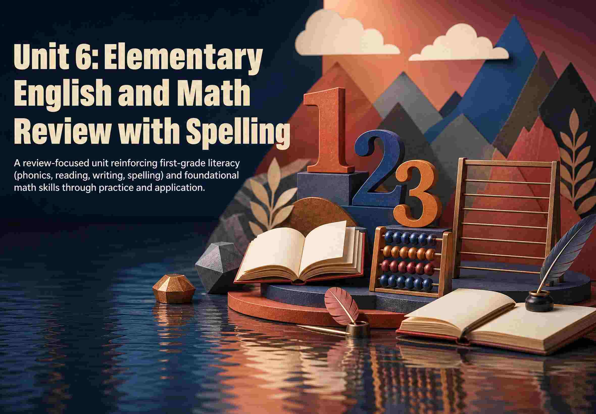 Unit 6: Elementary English and Math Review with Spelling