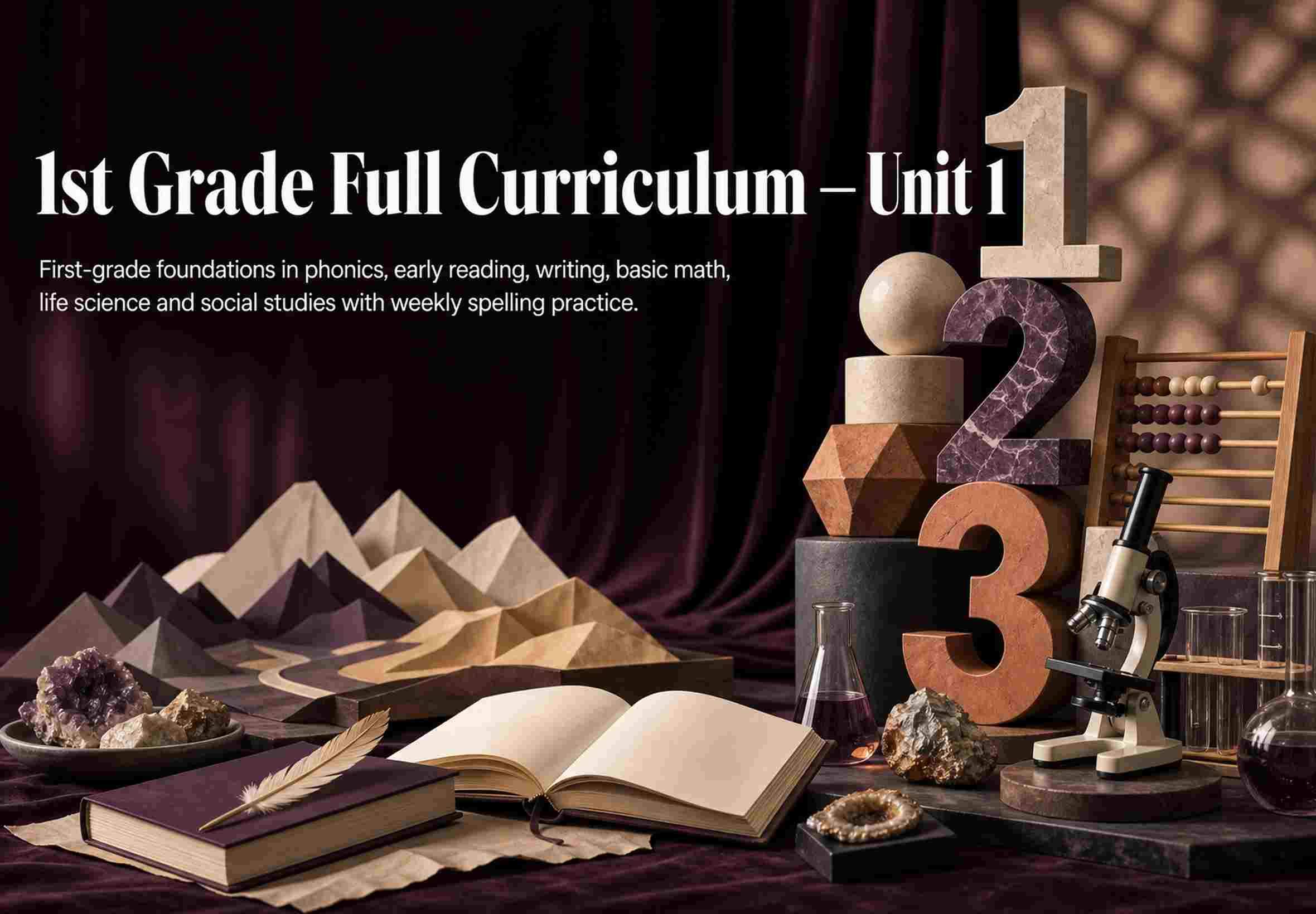 1st Grade Full Curriculum — Unit 1