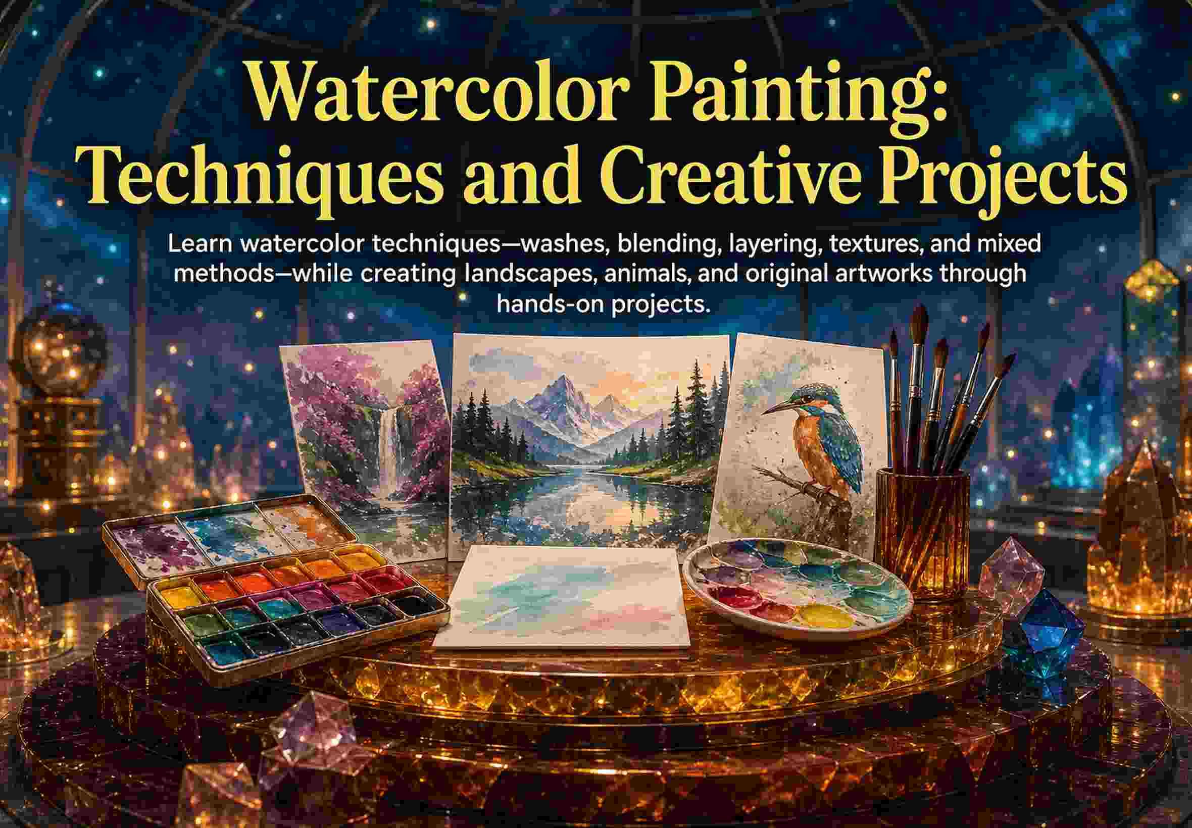 Watercolor Painting: Techniques and Creative Projects