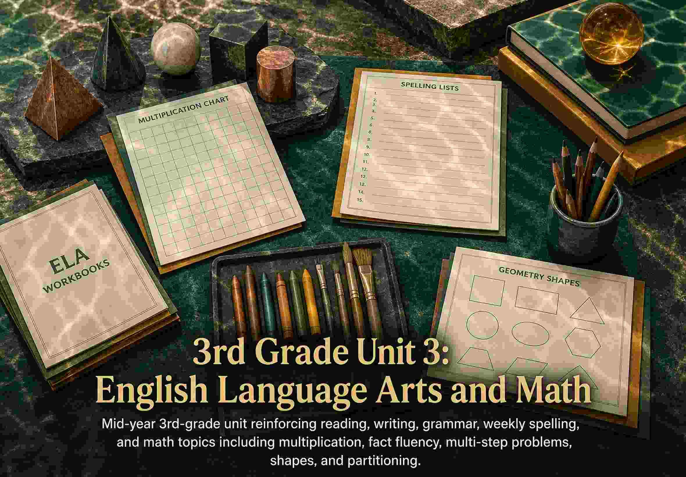3rd Grade Unit 3: English Language Arts and Math
