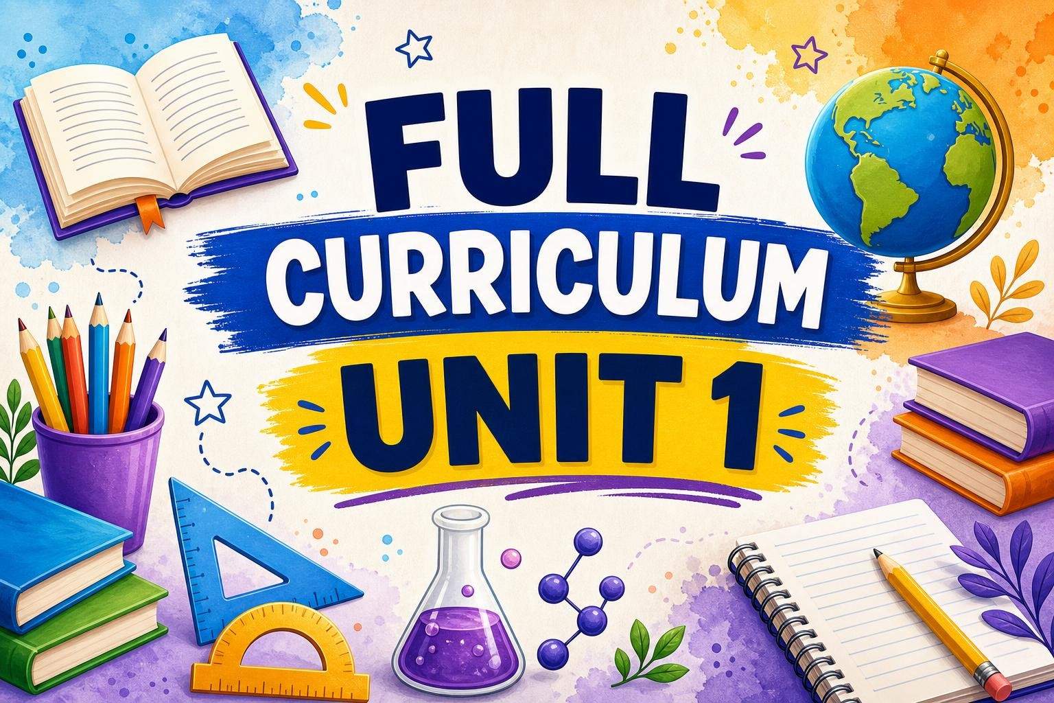 10th Grade Core Curriculum — Unit 1 (English, Chemistry, Geometry, Geography)