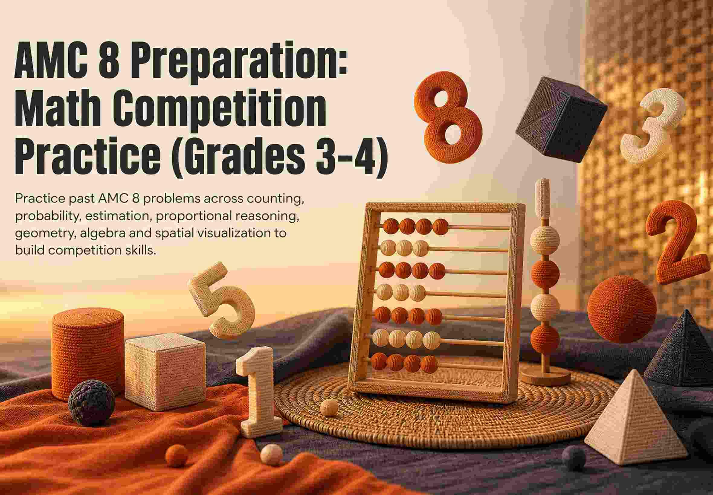 AMC 8 Preparation: Math Competition Practice (Grades 3–4)