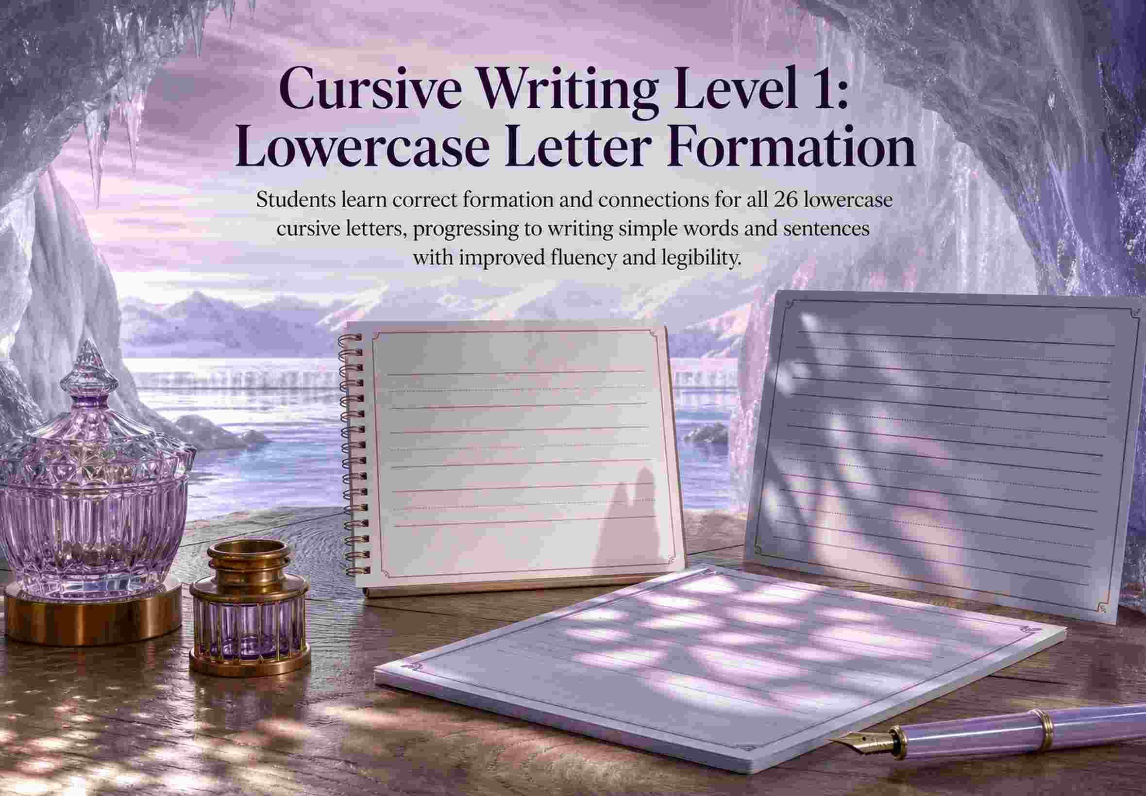 Cursive Writing Level 1: Lowercase Letter Formation
