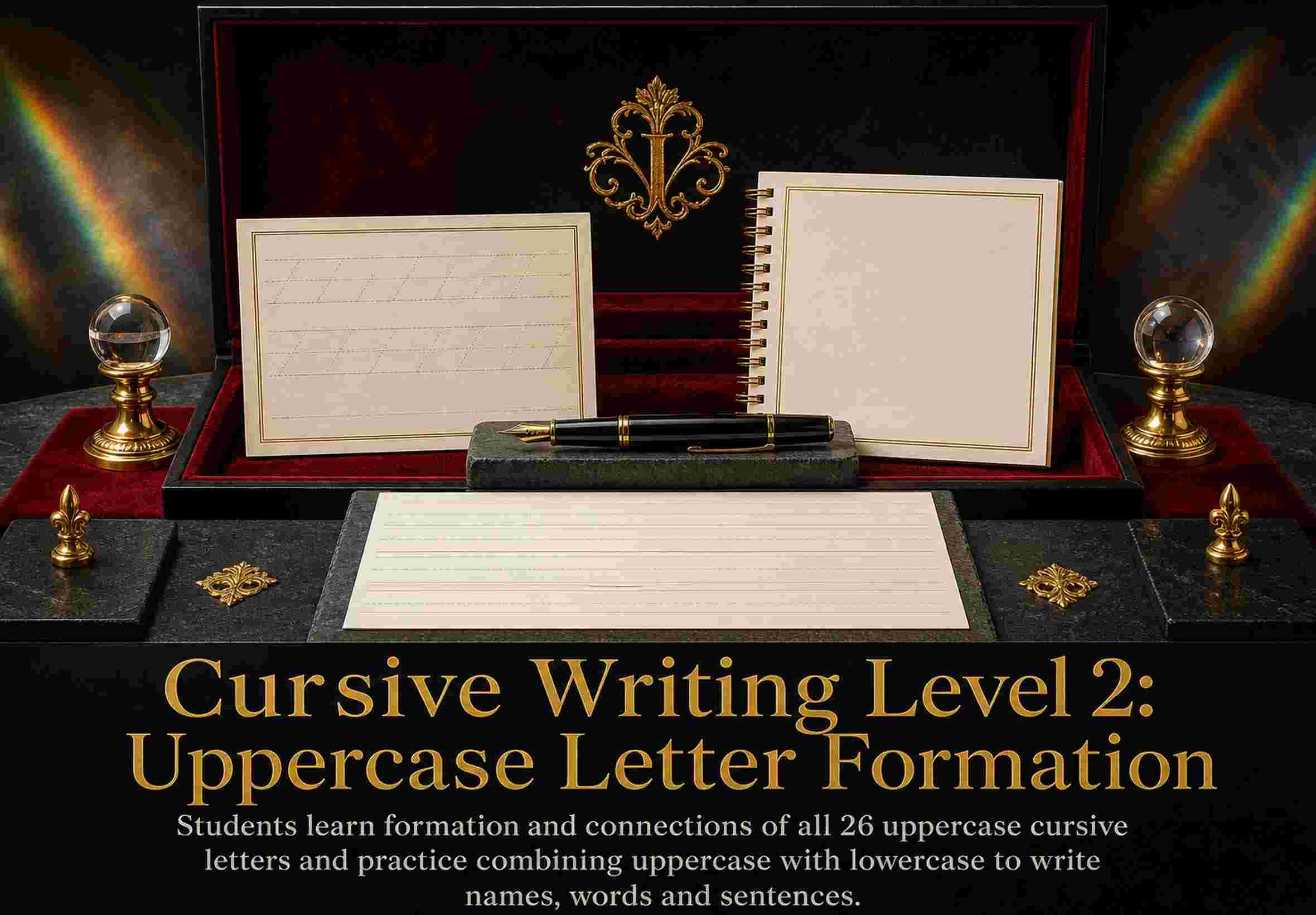 Cursive Writing Level 2: Uppercase Letter Formation