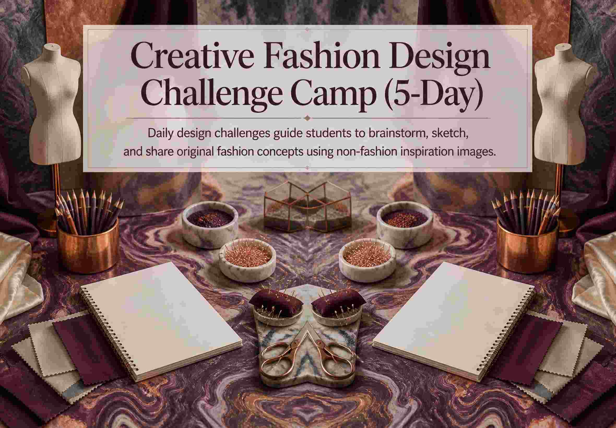 Creative Fashion Design Challenge Camp (5-Day)