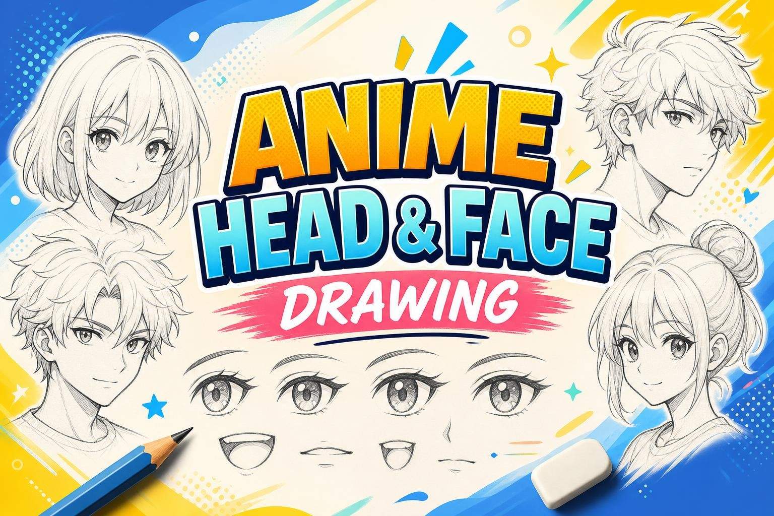 Anime Head & Face: Drawing Portraits and Expressions