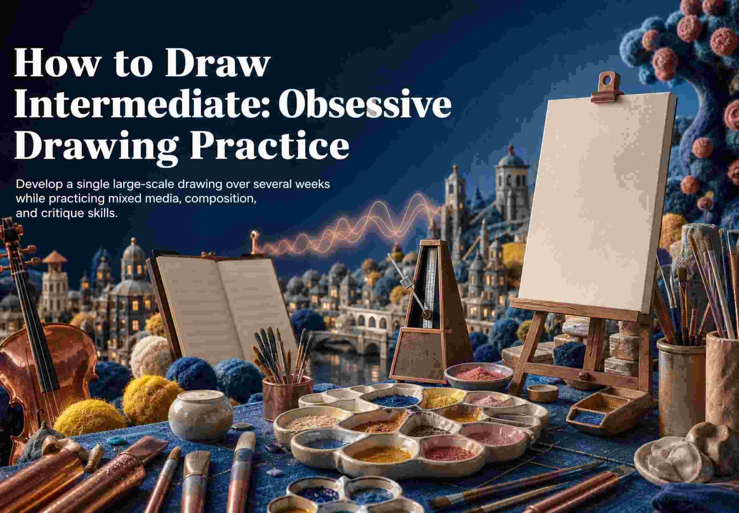 How to Draw Intermediate: Obsessive Drawing Practice