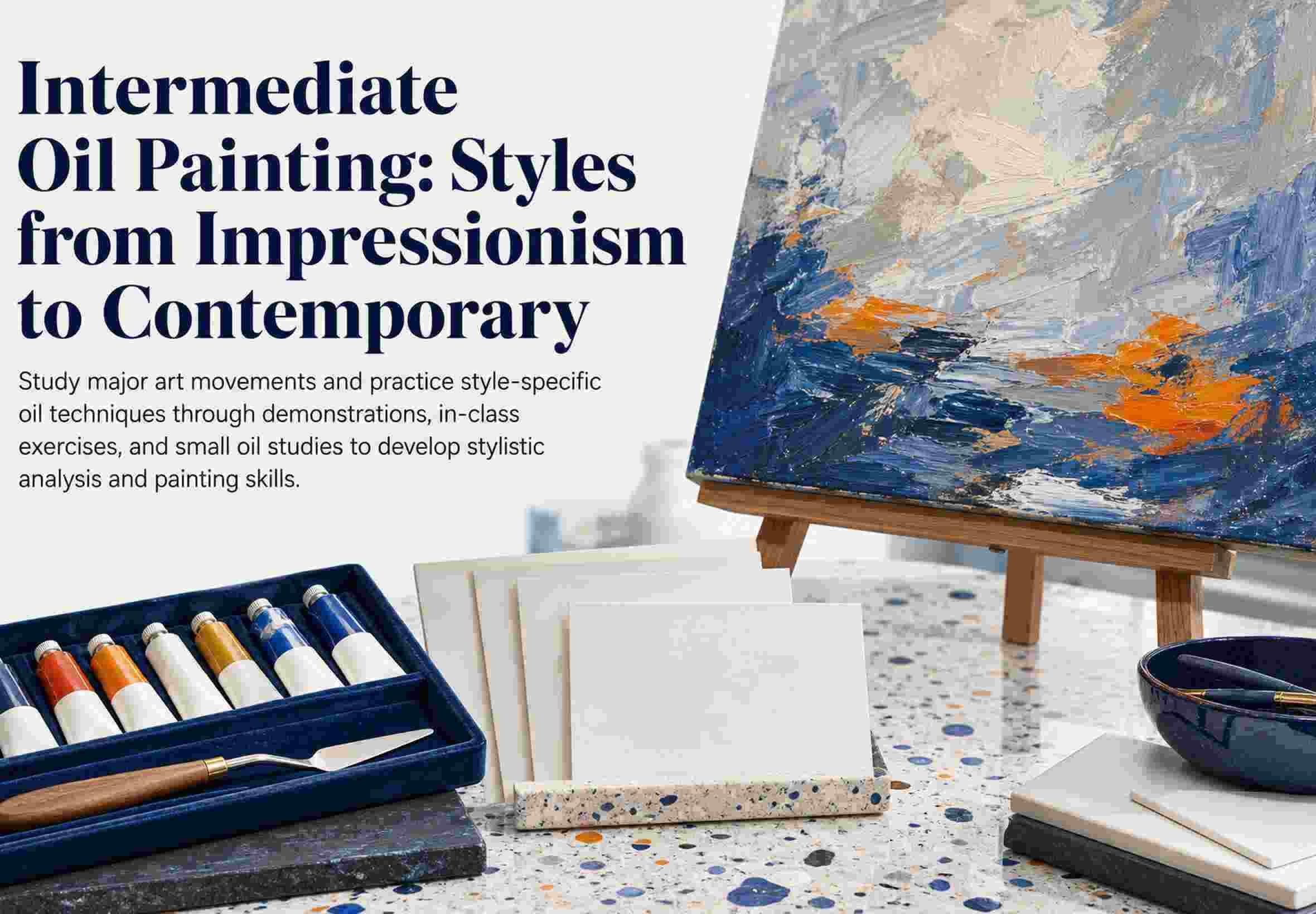 Intermediate Oil Painting: Styles from Impressionism to Contemporary