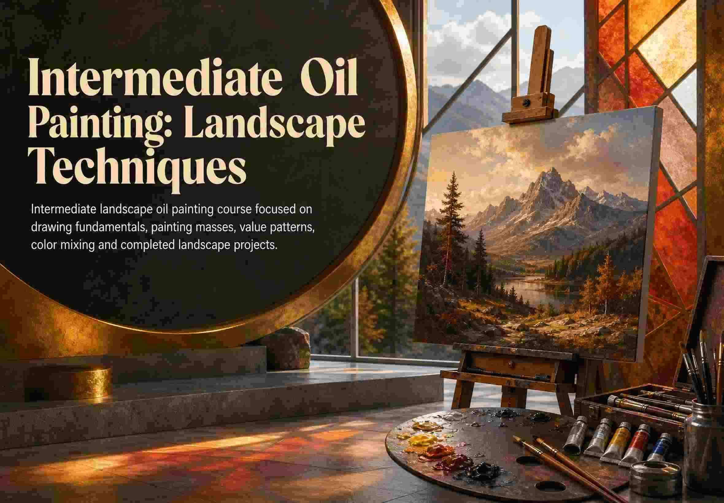 Intermediate Oil Painting: Landscape Techniques