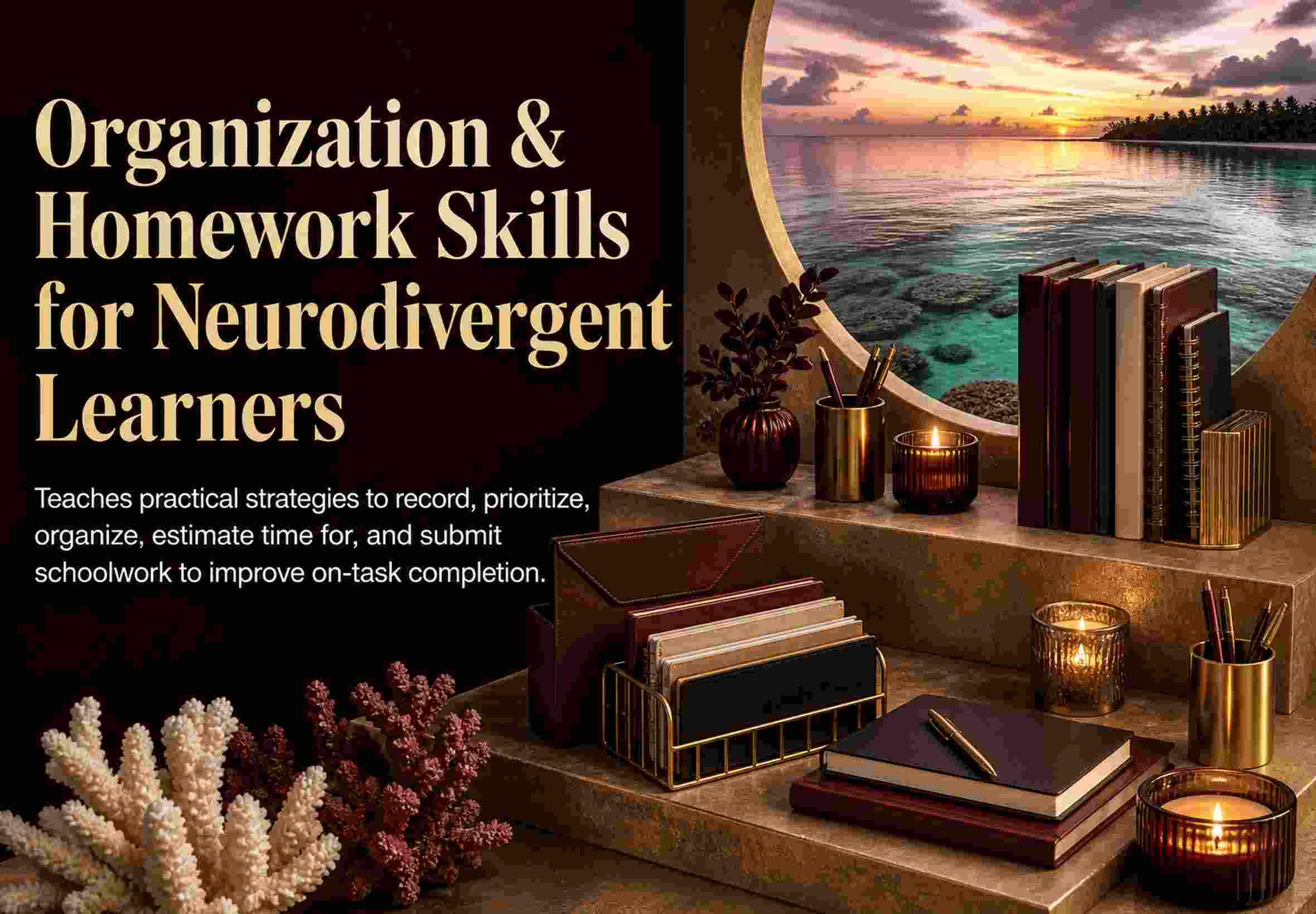 Organization & Homework Skills for Neurodivergent Learners