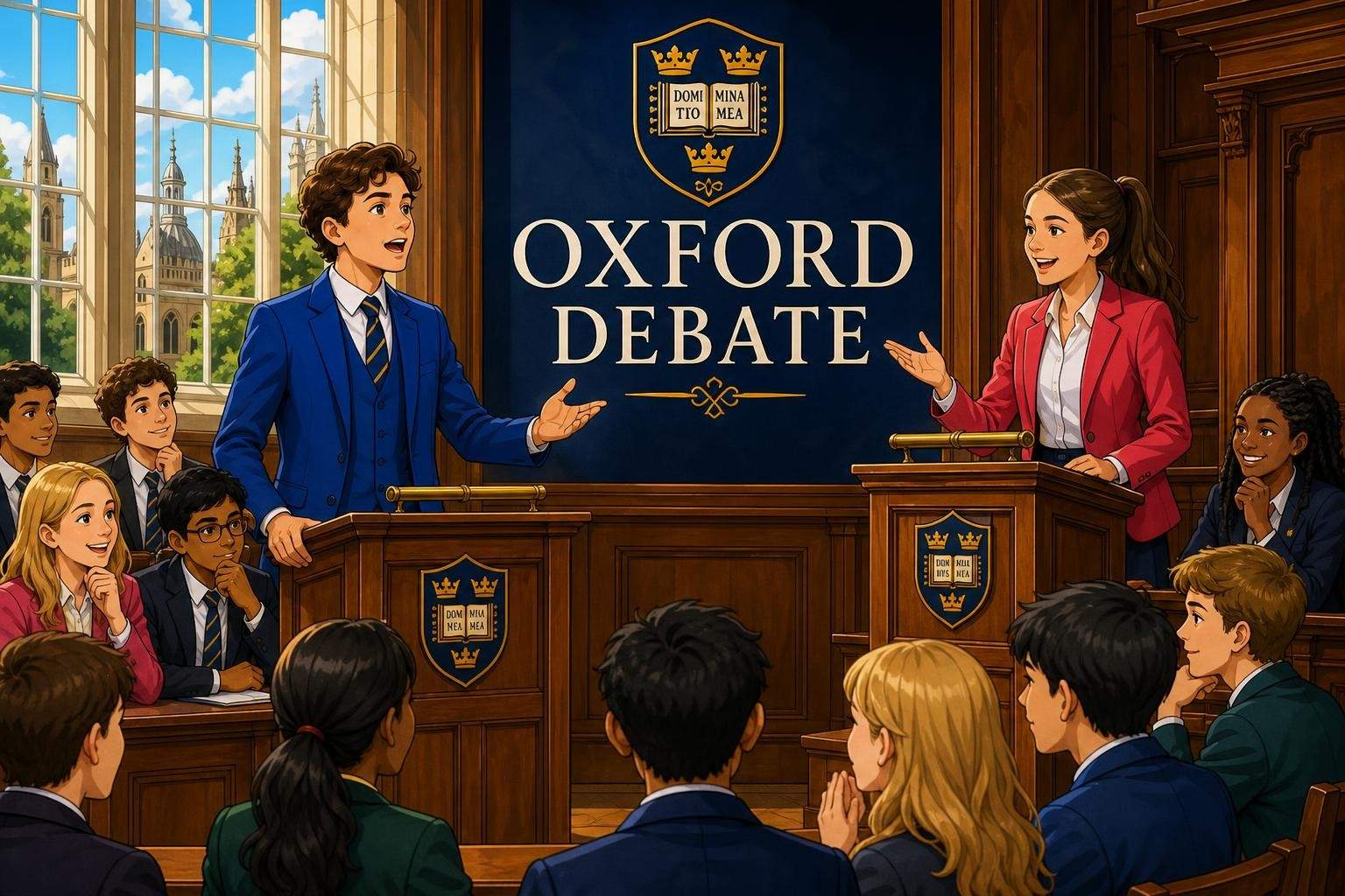 Oxford-Style Debate Camp for Young Learners (British Parliamentary)