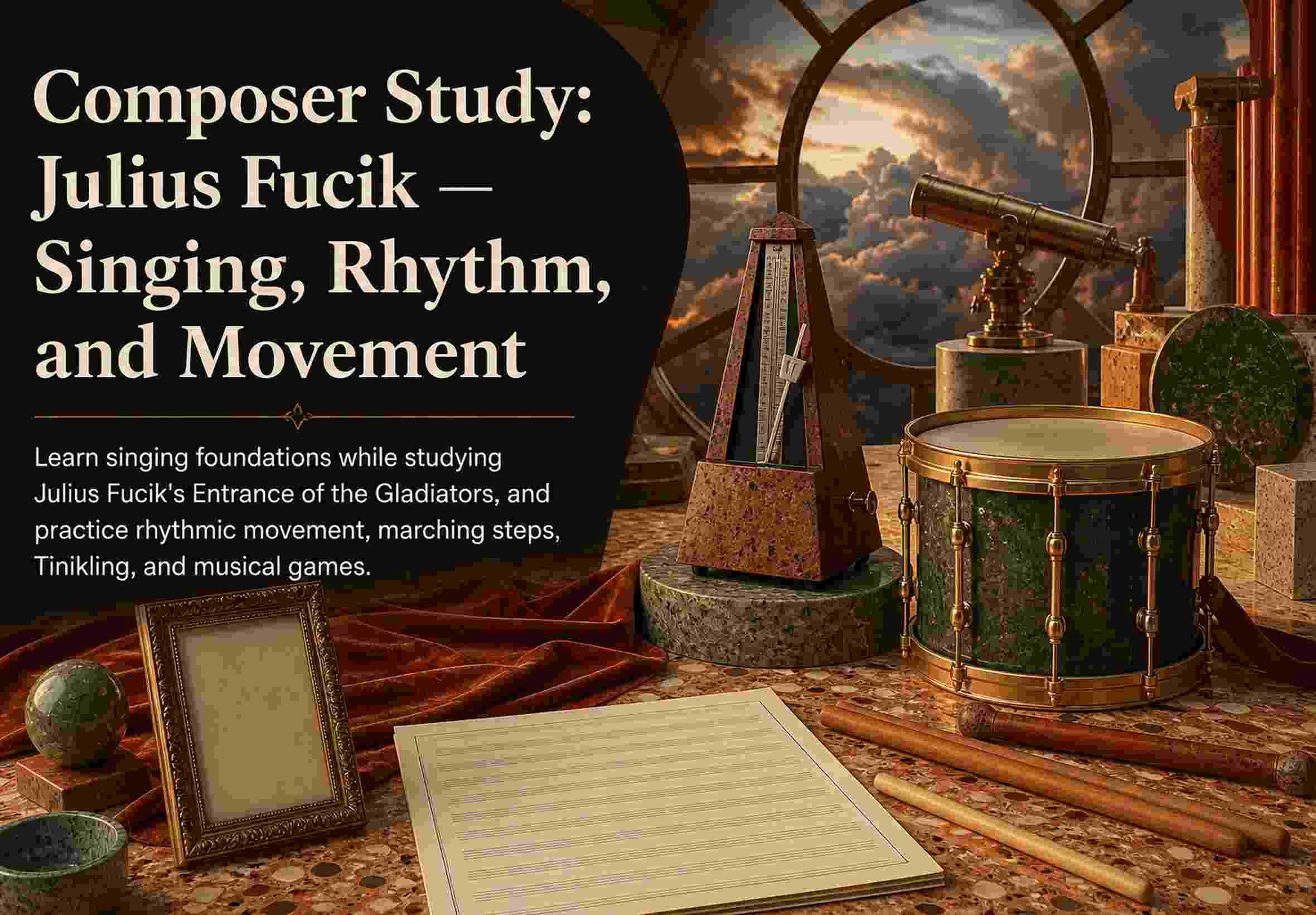 Composer Study: Julius Fucik — Singing, Rhythm, and Movement