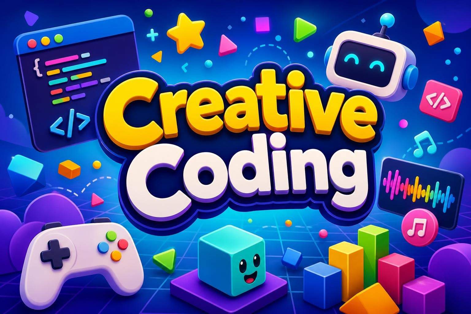 Creative Coding with p5.js: Art, Games & Interactive Stories
