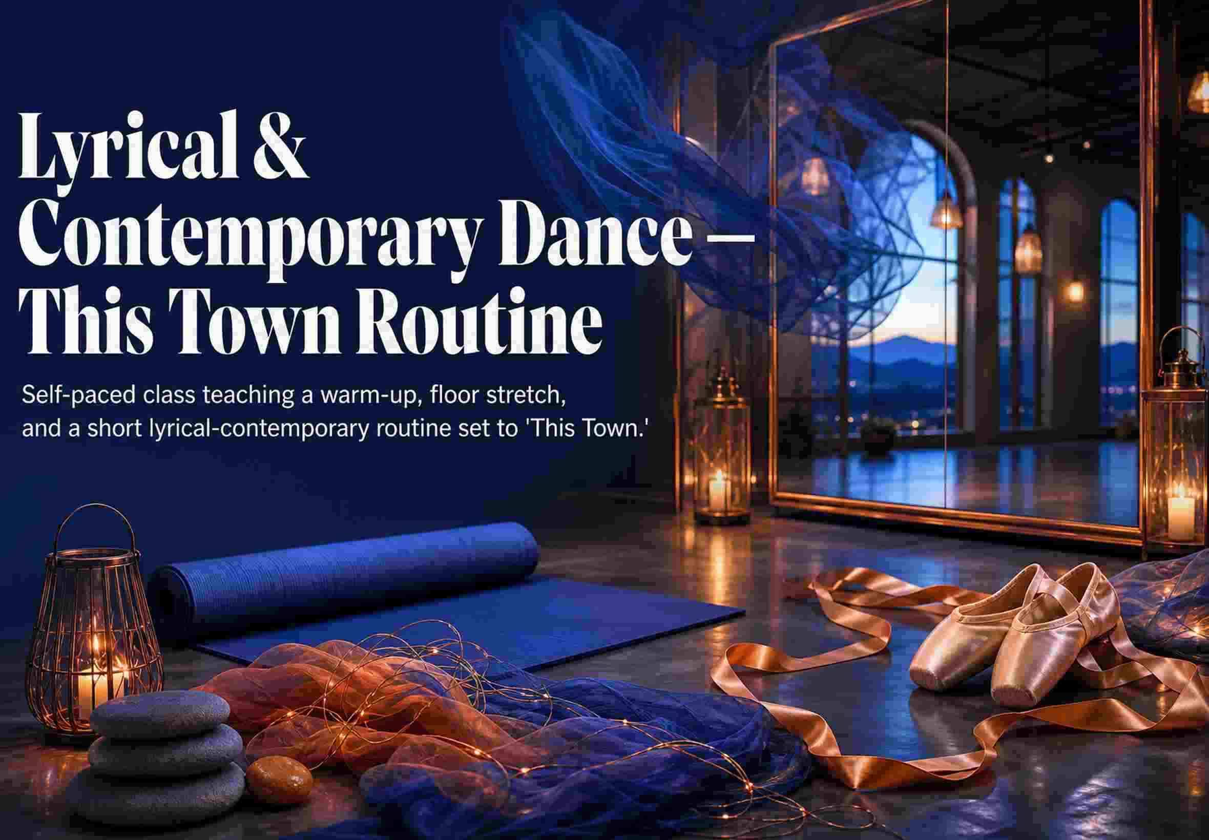 Lyrical & Contemporary Dance — This Town Routine