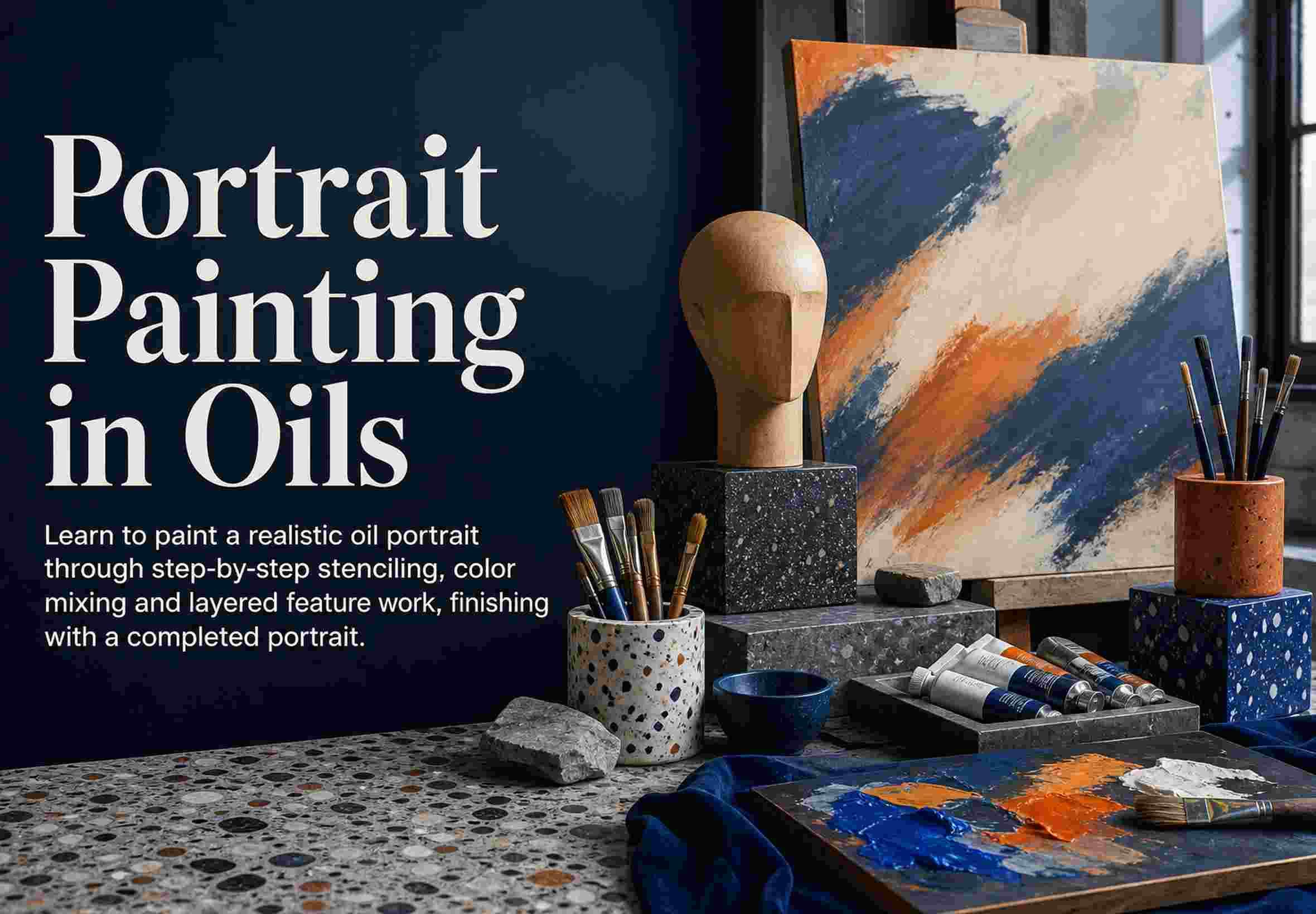 Portrait Painting in Oils