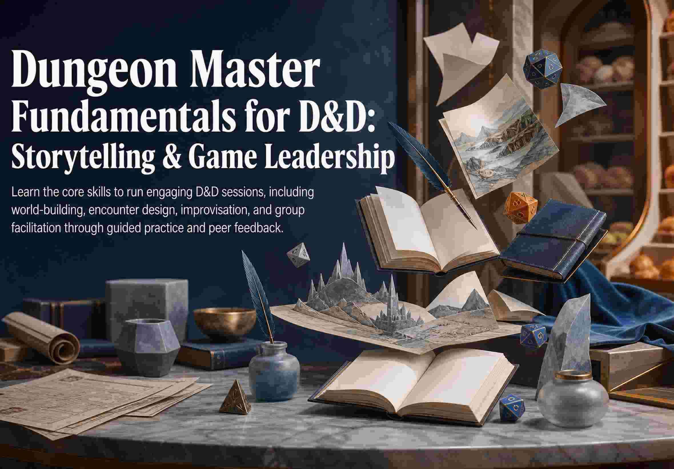 Dungeon Master Fundamentals for D&D: Storytelling & Game Leadership