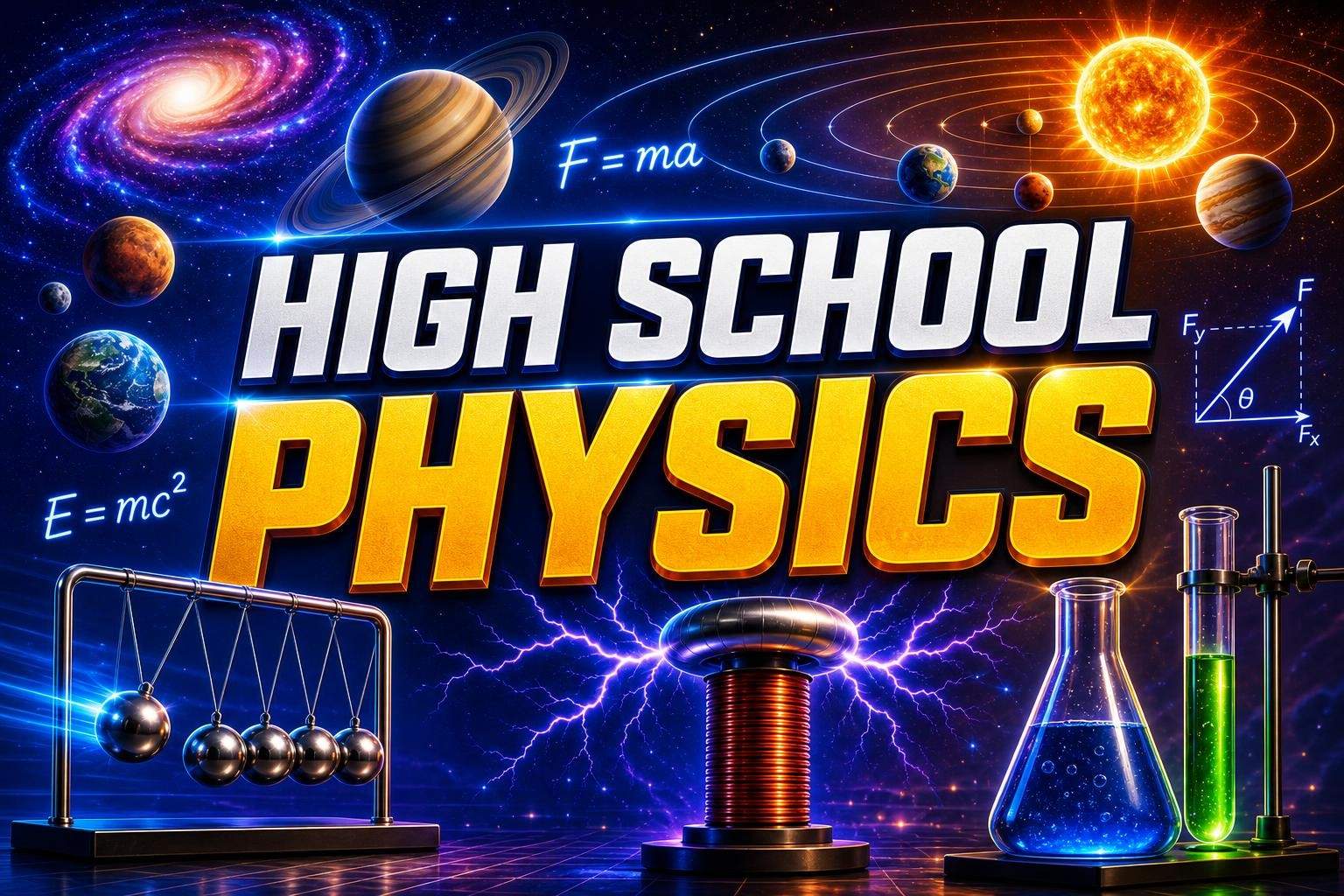 High School Physics — Semester 2: Energy, Waves & Electricity
