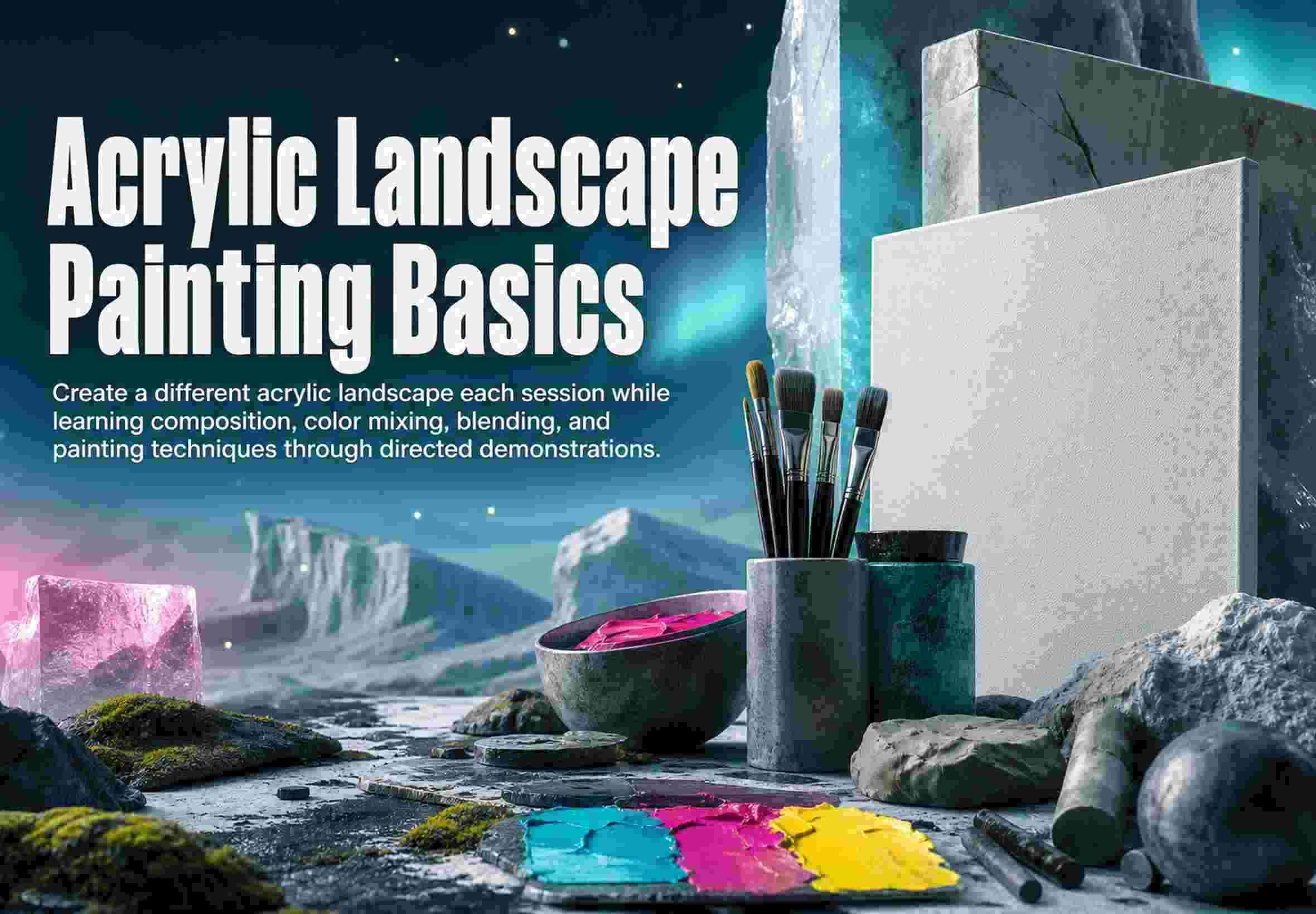 Acrylic Landscape Painting Basics