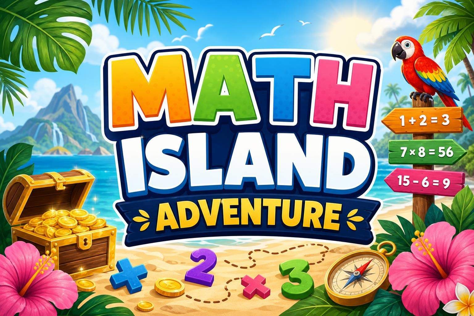 Math Island Adventure: Skill-Building Boot Camp
