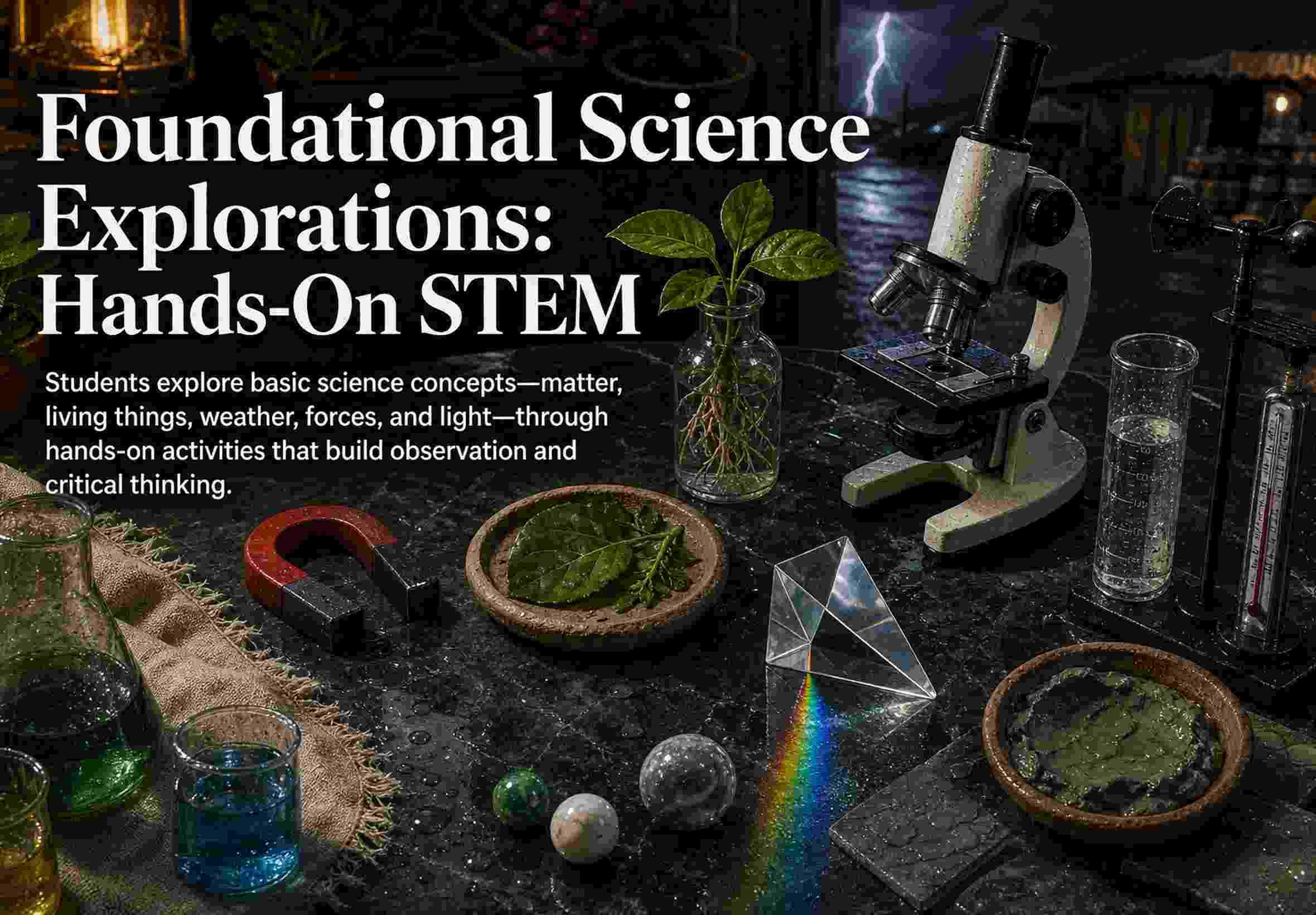 Foundational Science Explorations: Hands-On STEM