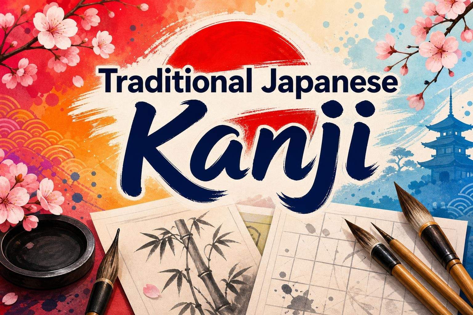 Traditional Japanese Kanji: Reading, Writing, and Calligraphy