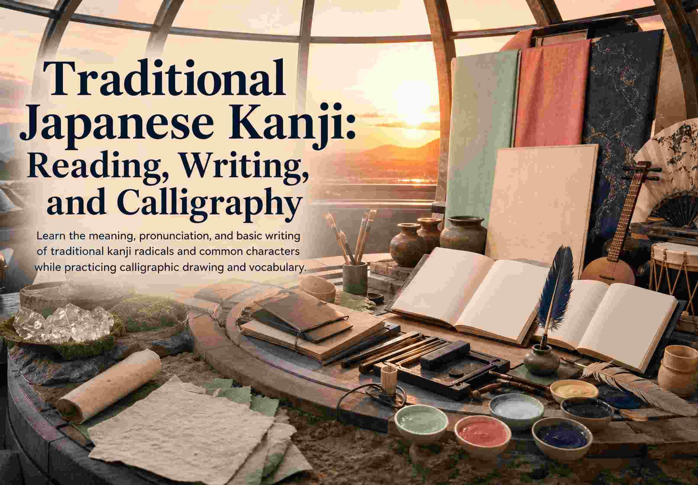 Traditional Japanese Kanji: Reading, Writing, and Calligraphy