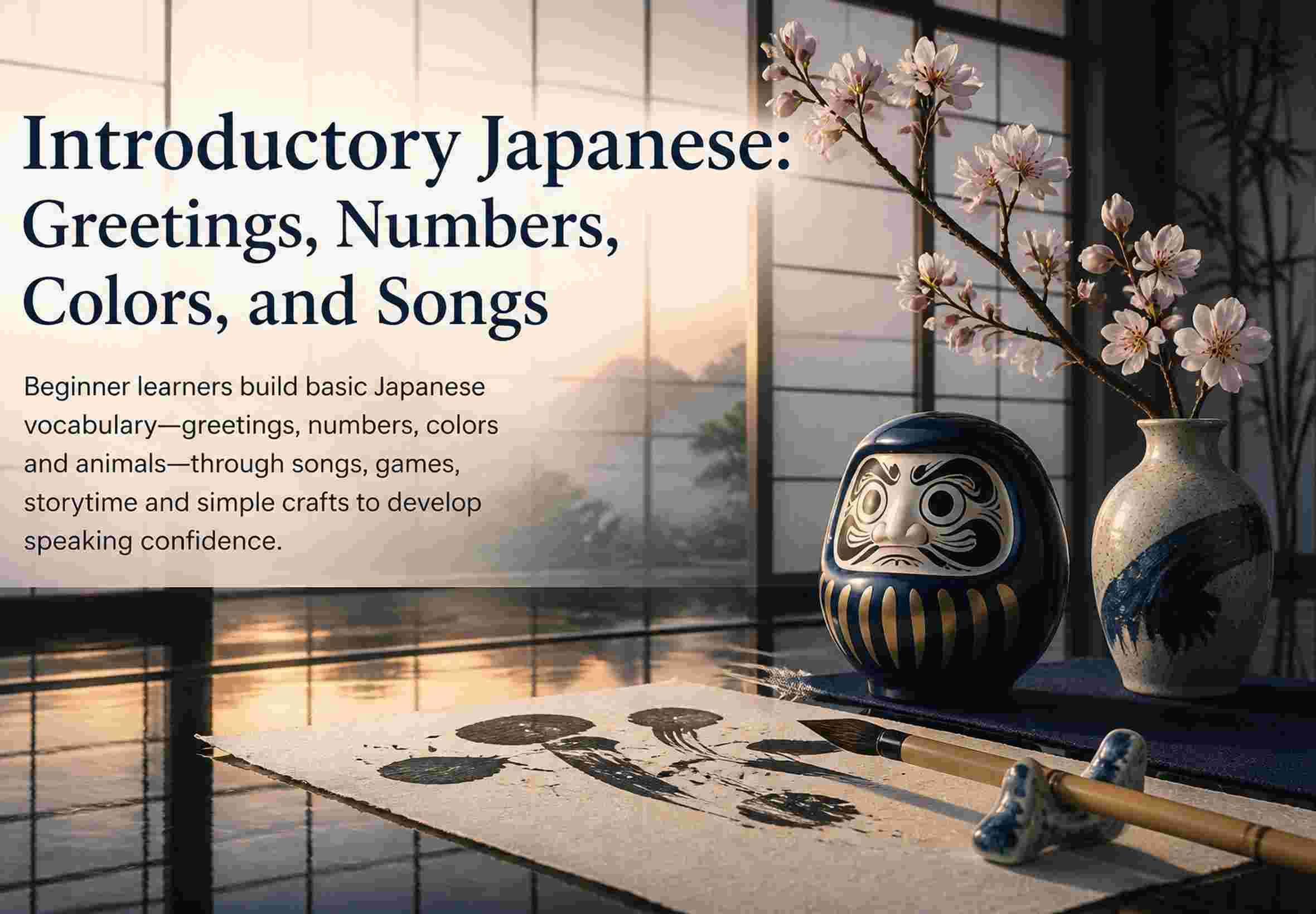 Introductory Japanese: Greetings, Numbers, Colors, and Songs
