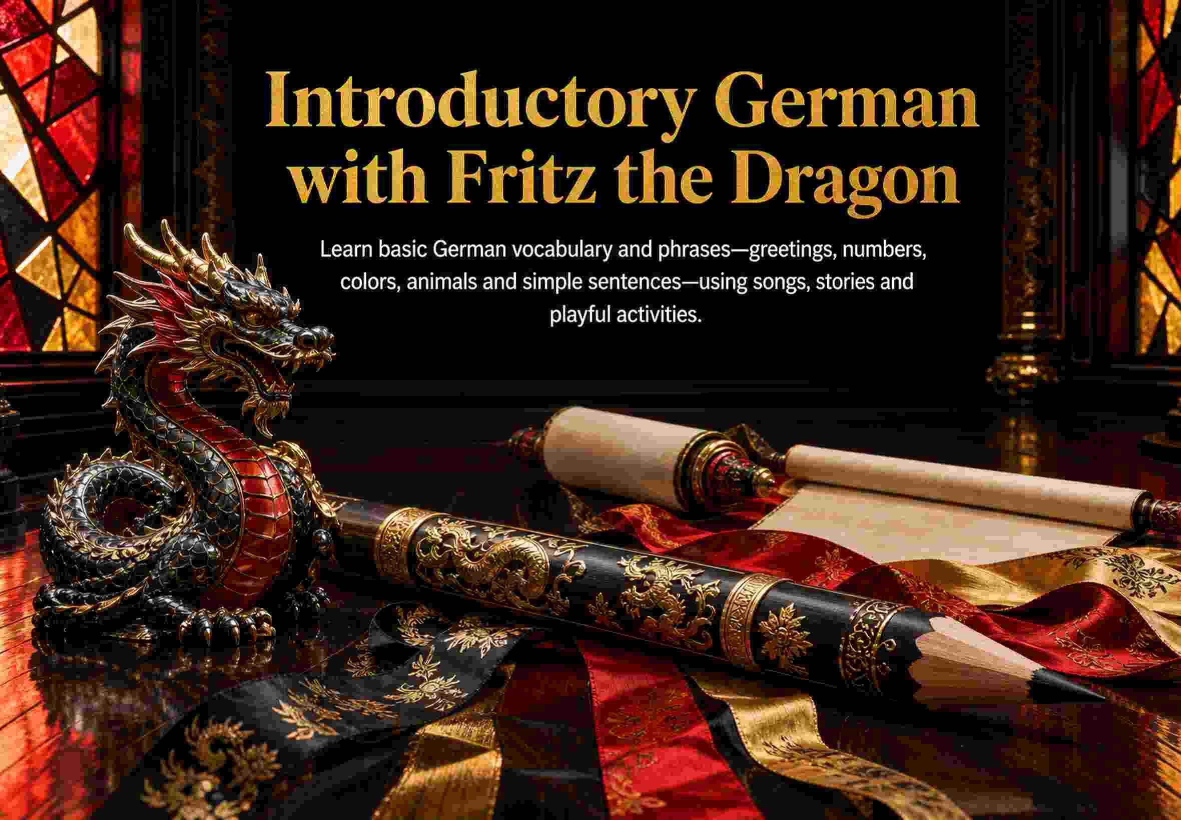 Introductory German with Fritz the Dragon