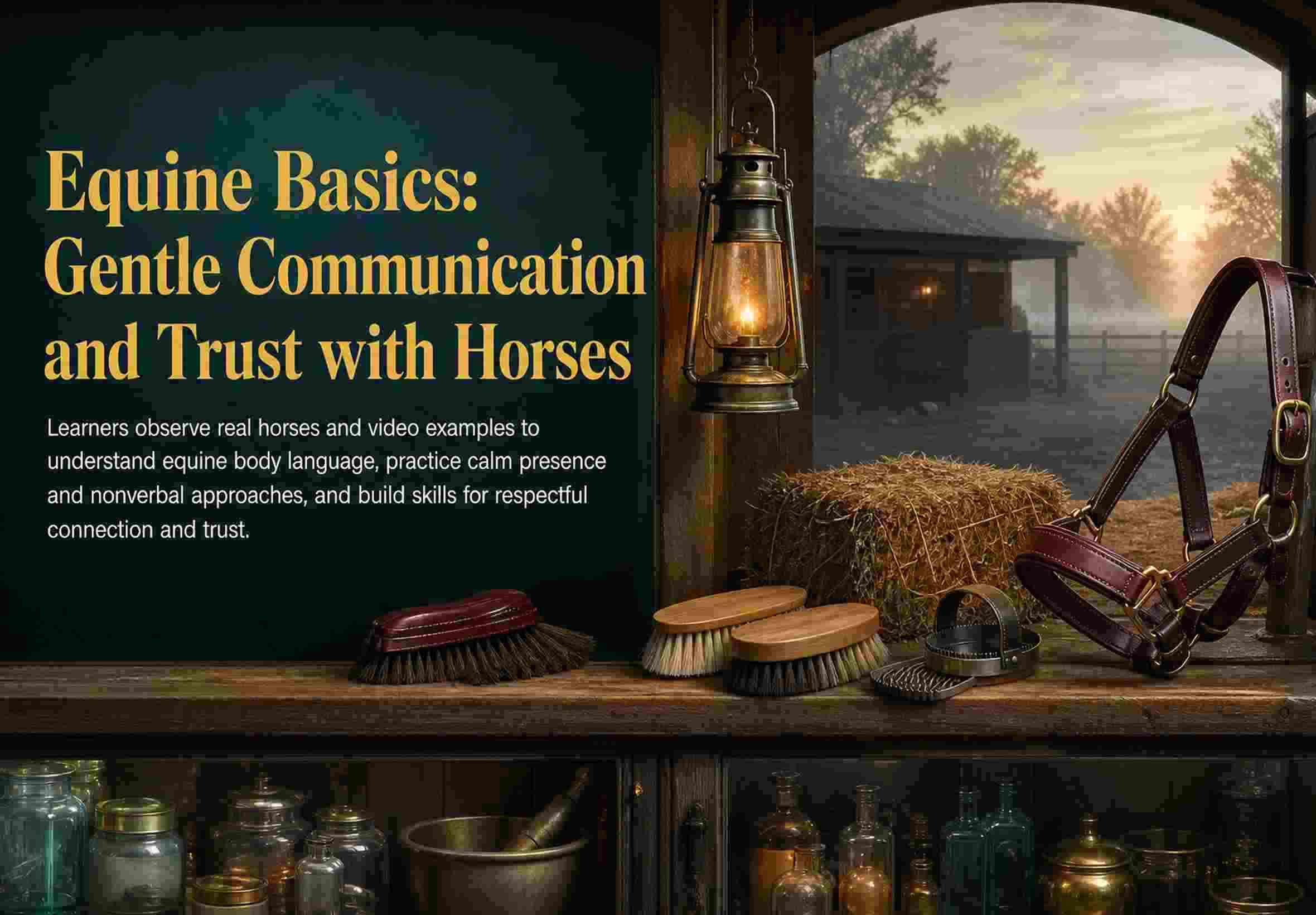 Equine Basics: Gentle Communication and Trust with Horses