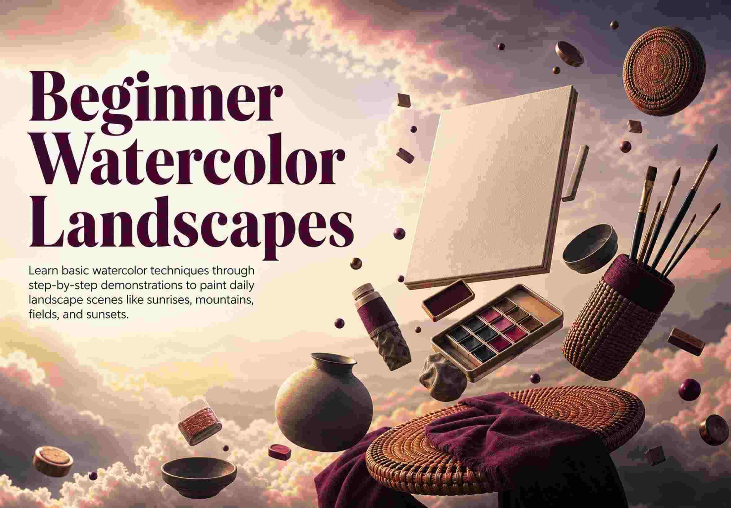 Beginner Watercolor Landscapes