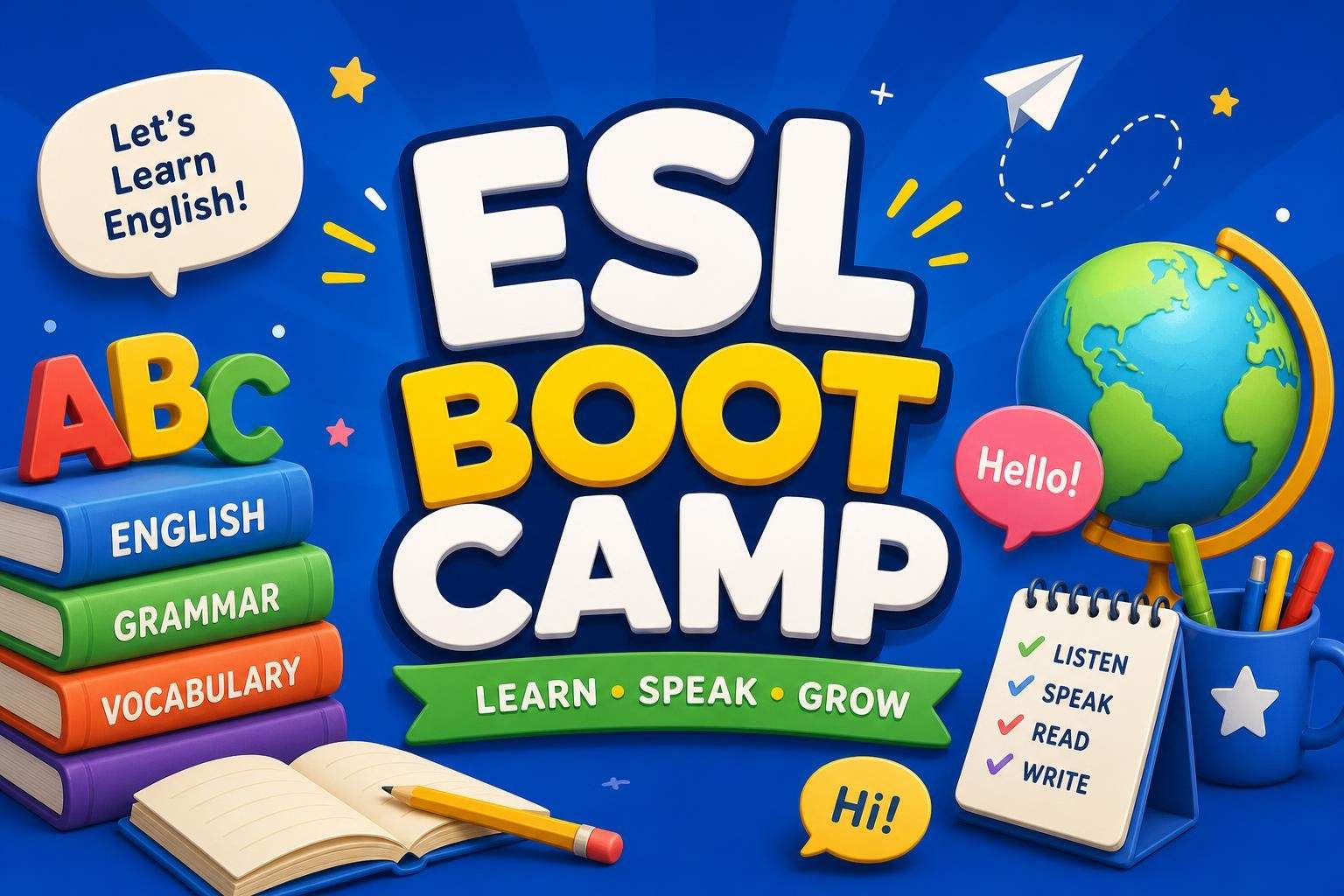 English Boot Camp: Conversational Skills & Everyday English