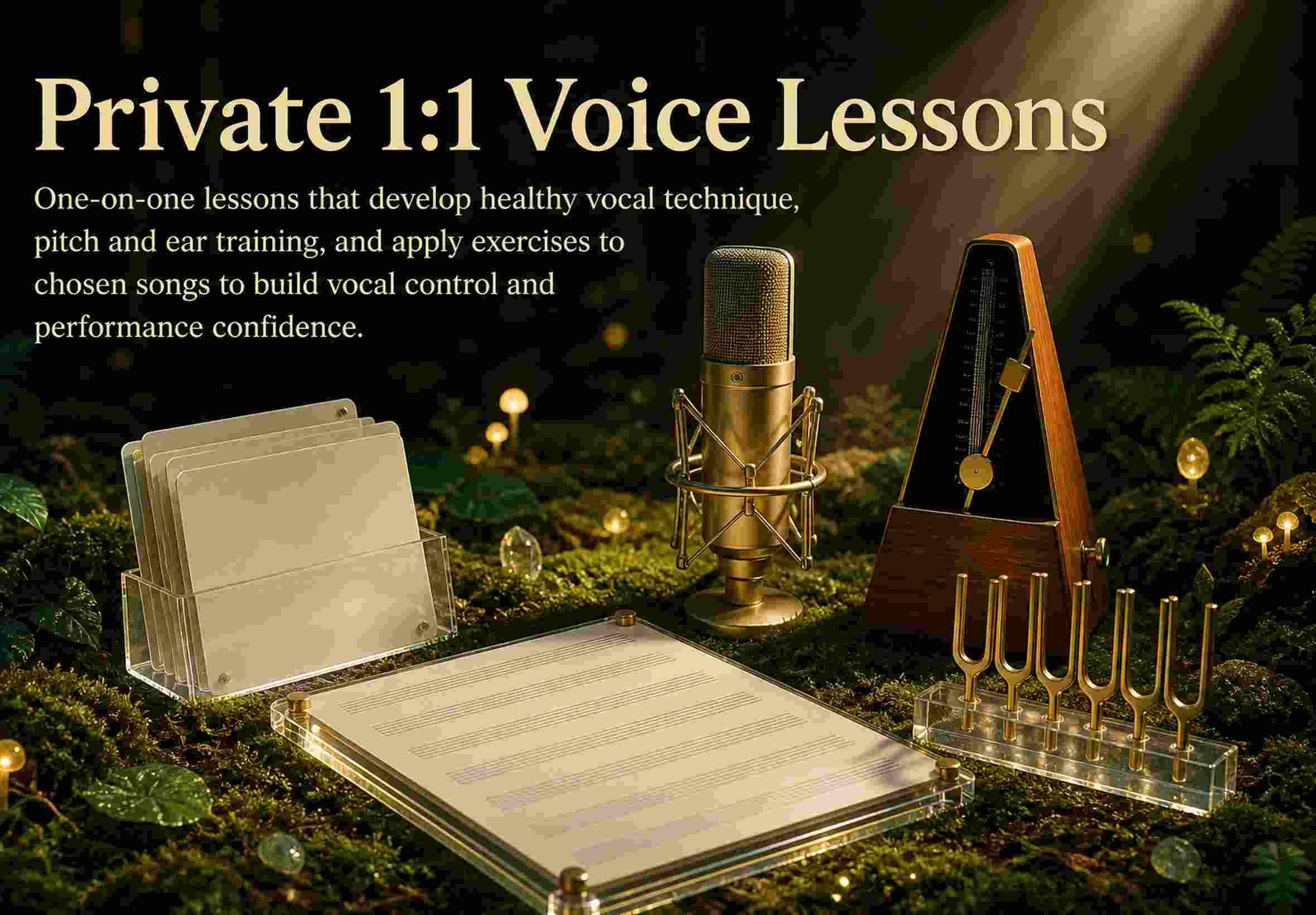 Private 1:1 Voice Lessons